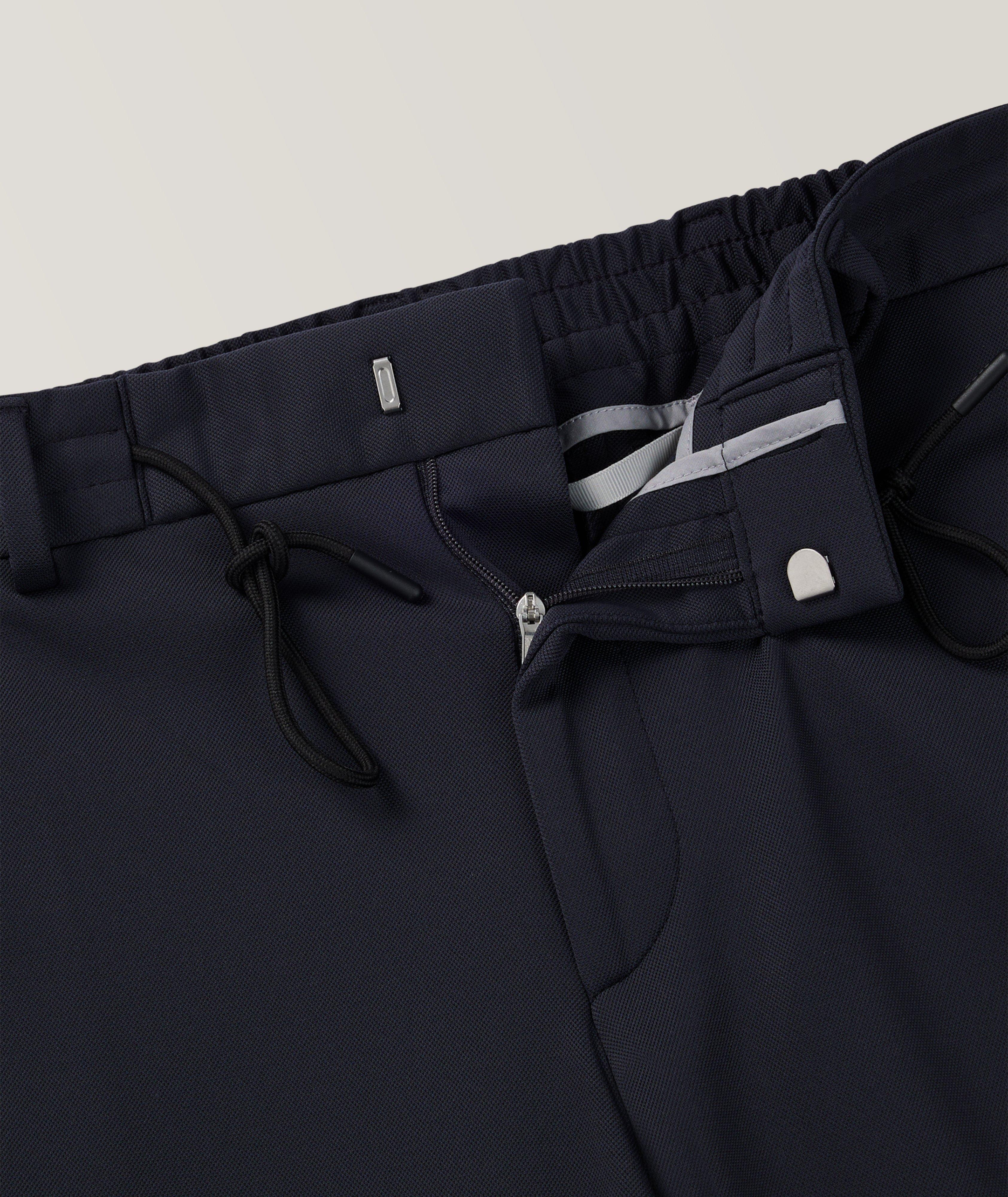 Pantalon en tissu extensible à cordon image 1