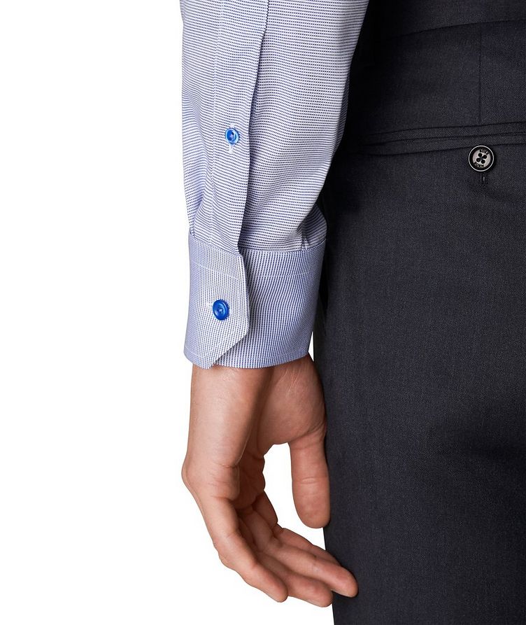 Slim-Fit Textured Dress Shirt image 3