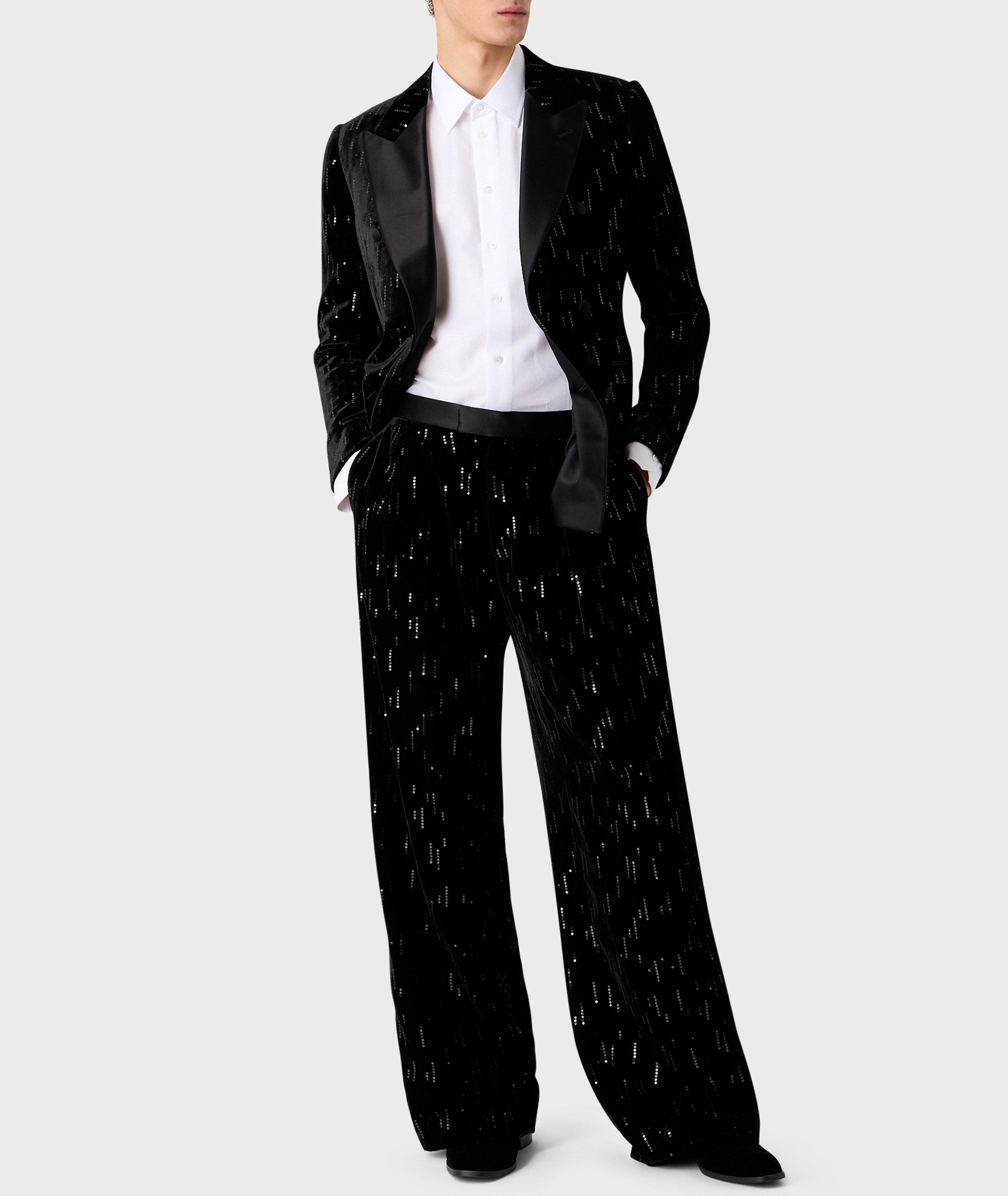 Micro-Pattern Poplin Cotton Dress Shirt image 5