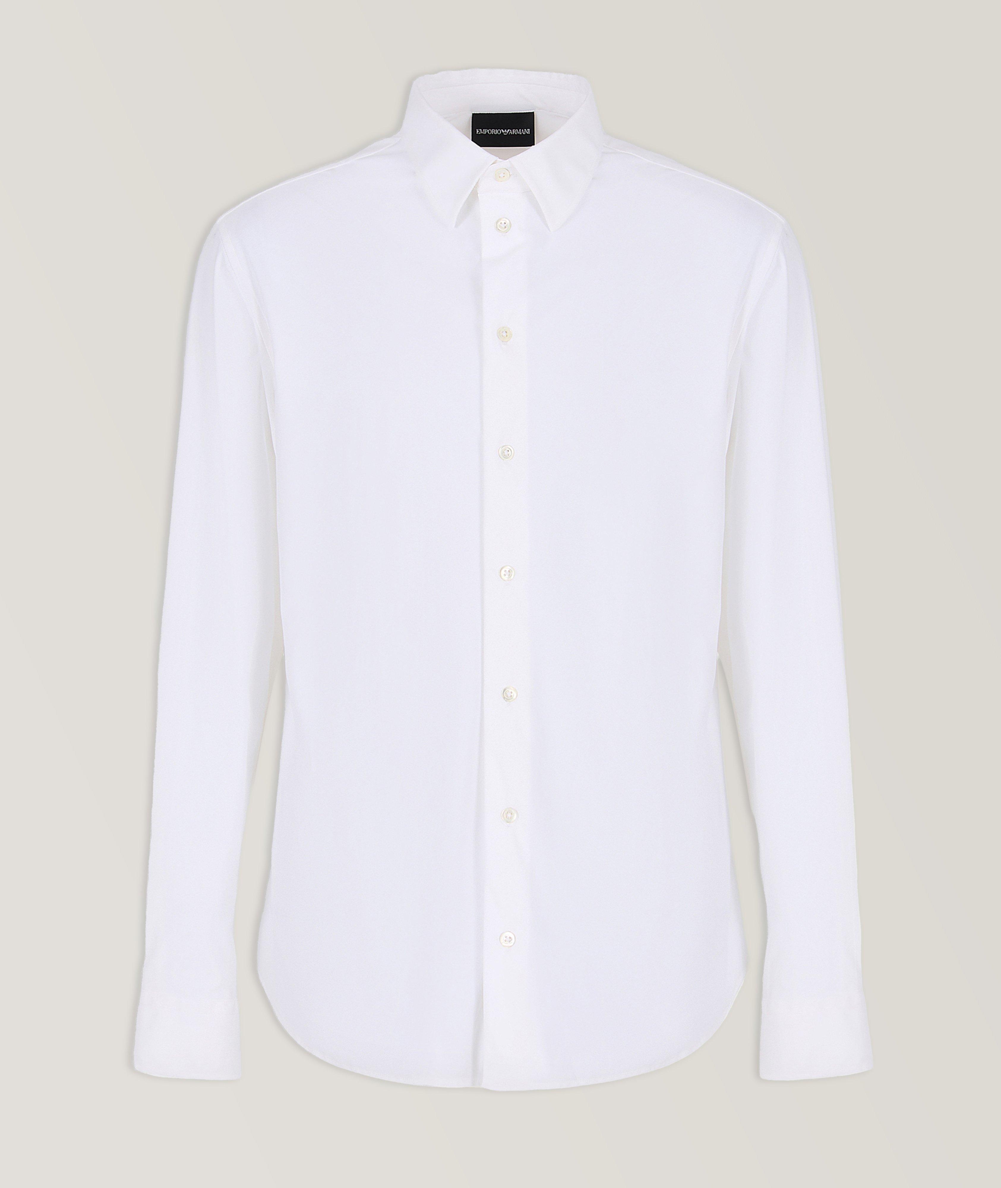 Solid Technical Stretch Sport Shirt image 0