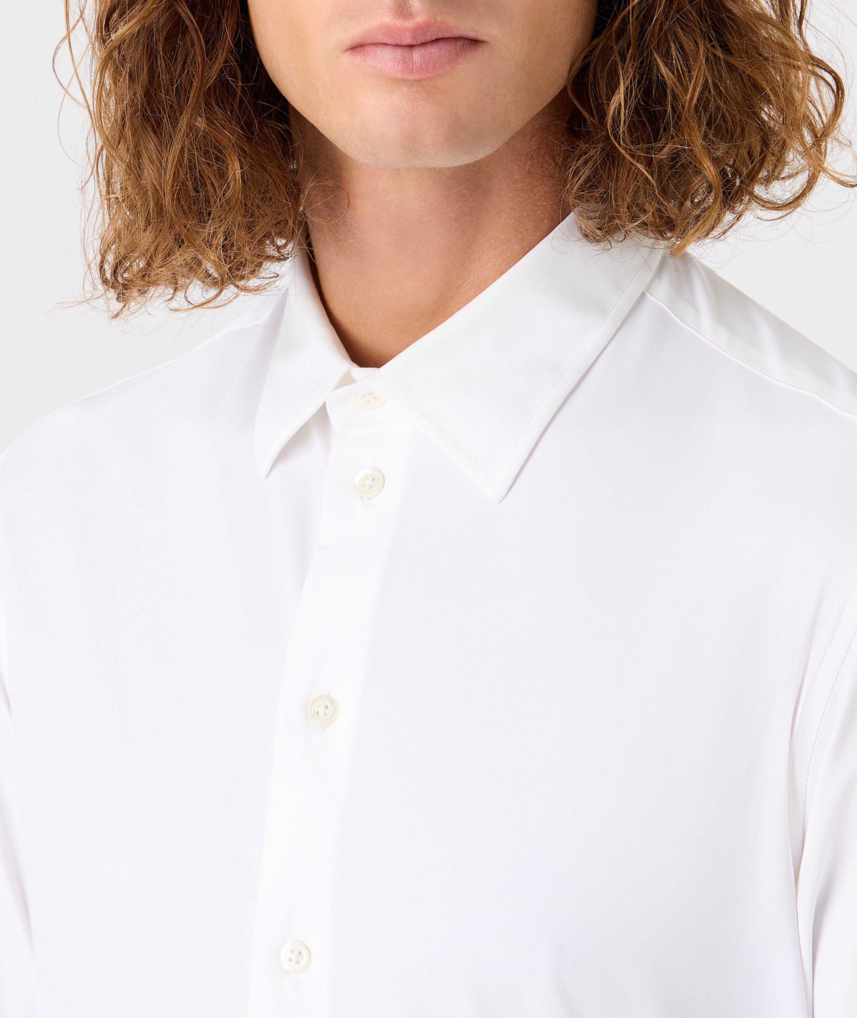 Solid Technical Stretch Shirt image 3
