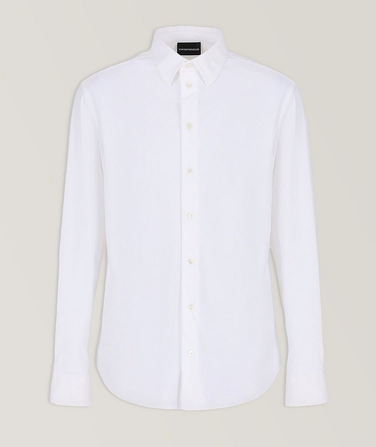 Solid Technical Stretch Sport Shirt image 0