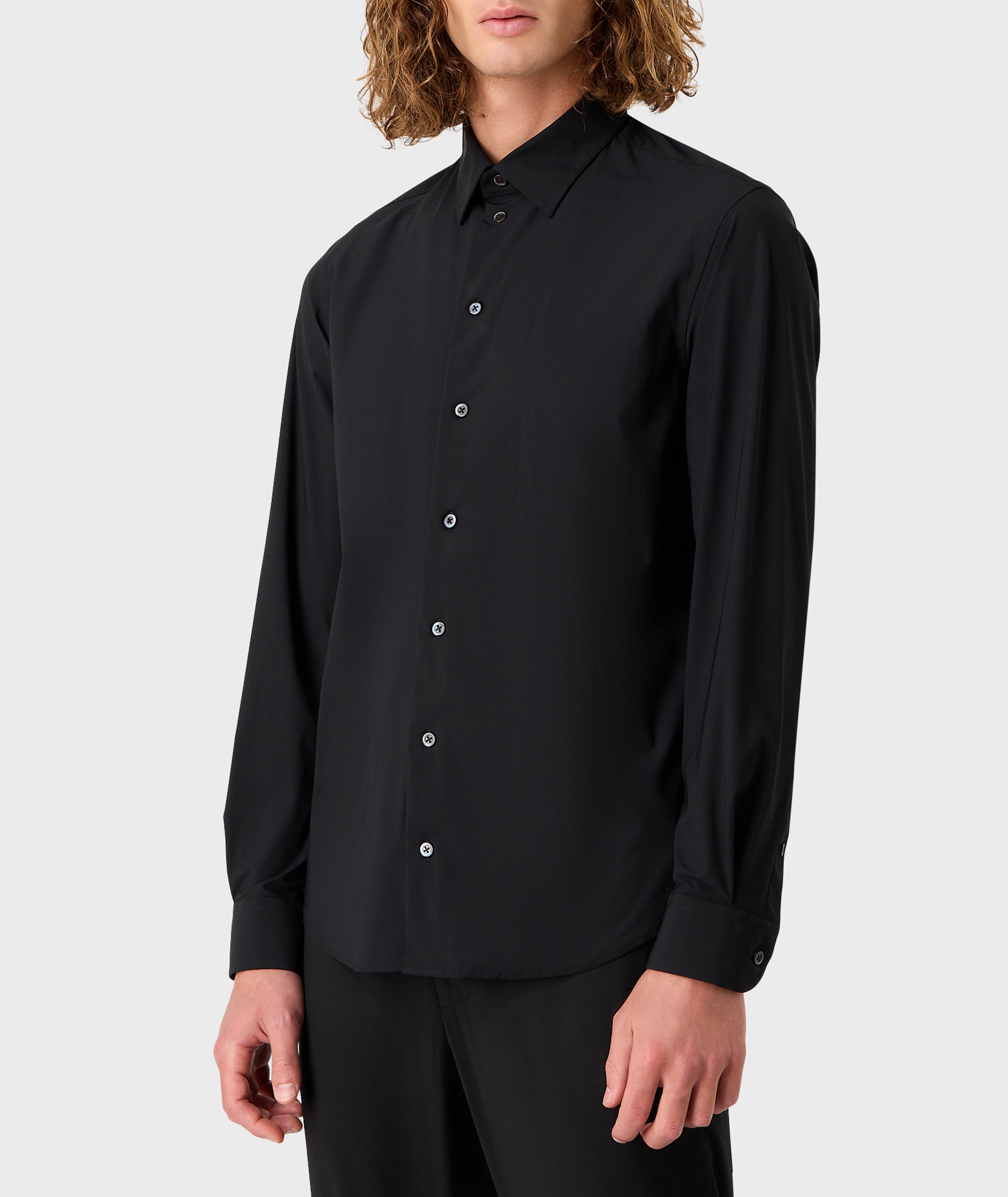 Solid Technical Stretch Sport Shirt image 1