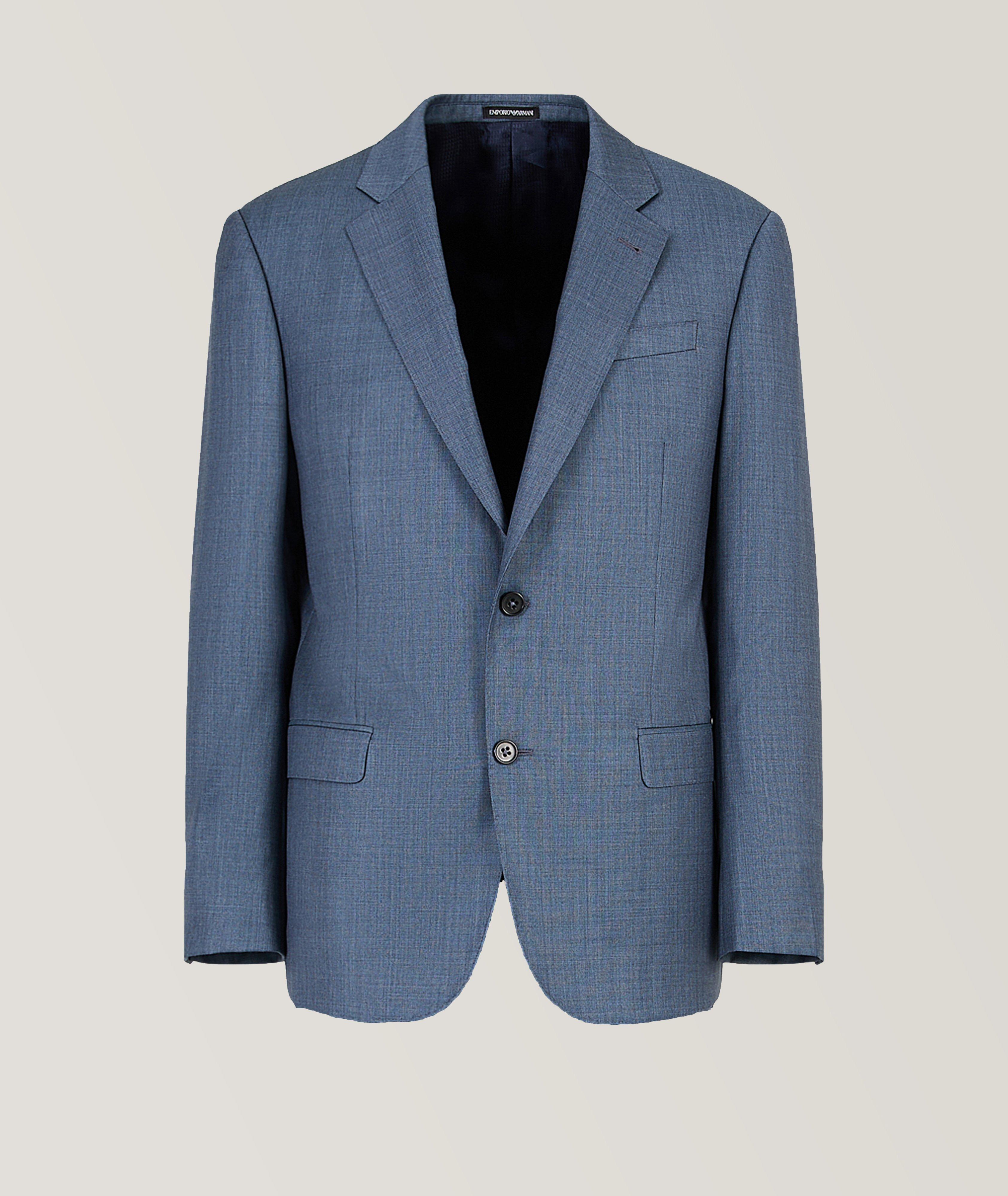 Pick Stitched G-Line Virgin Wool Suit image 0