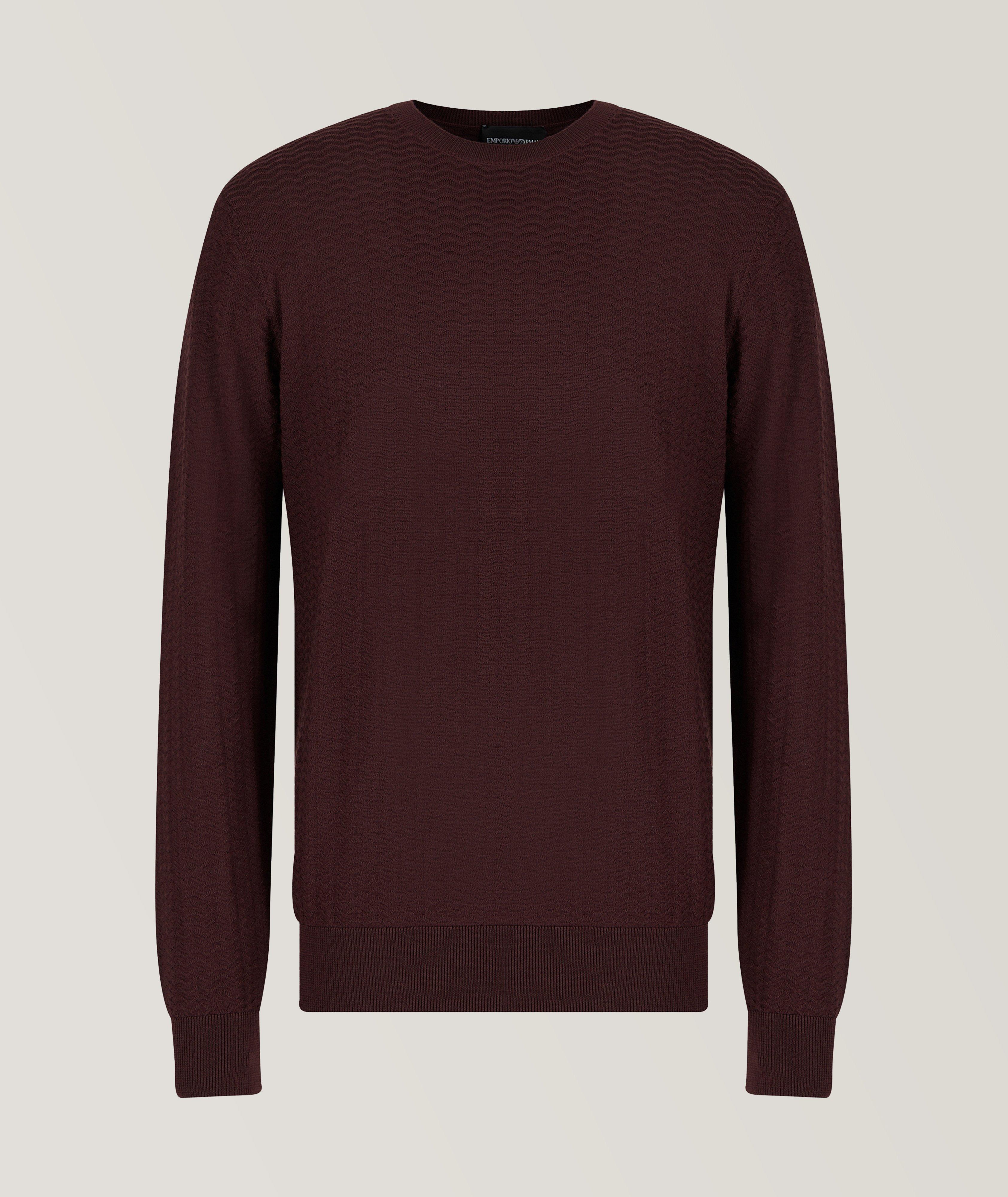 Zig-Zag Jacquard Virgin Wool Sweater image 0
