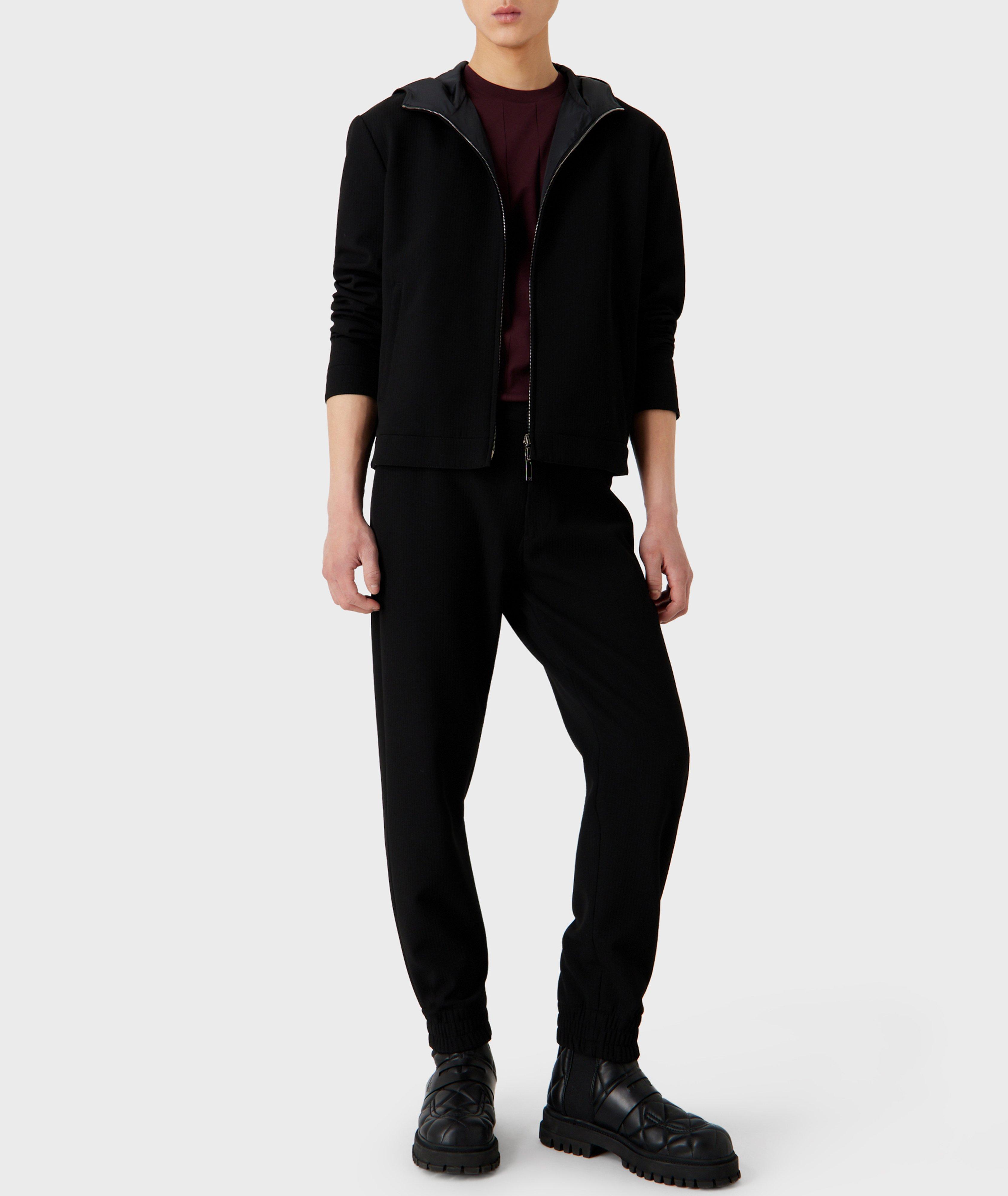 Striped Jacquard Jersey Cotton T-Shirt image 4