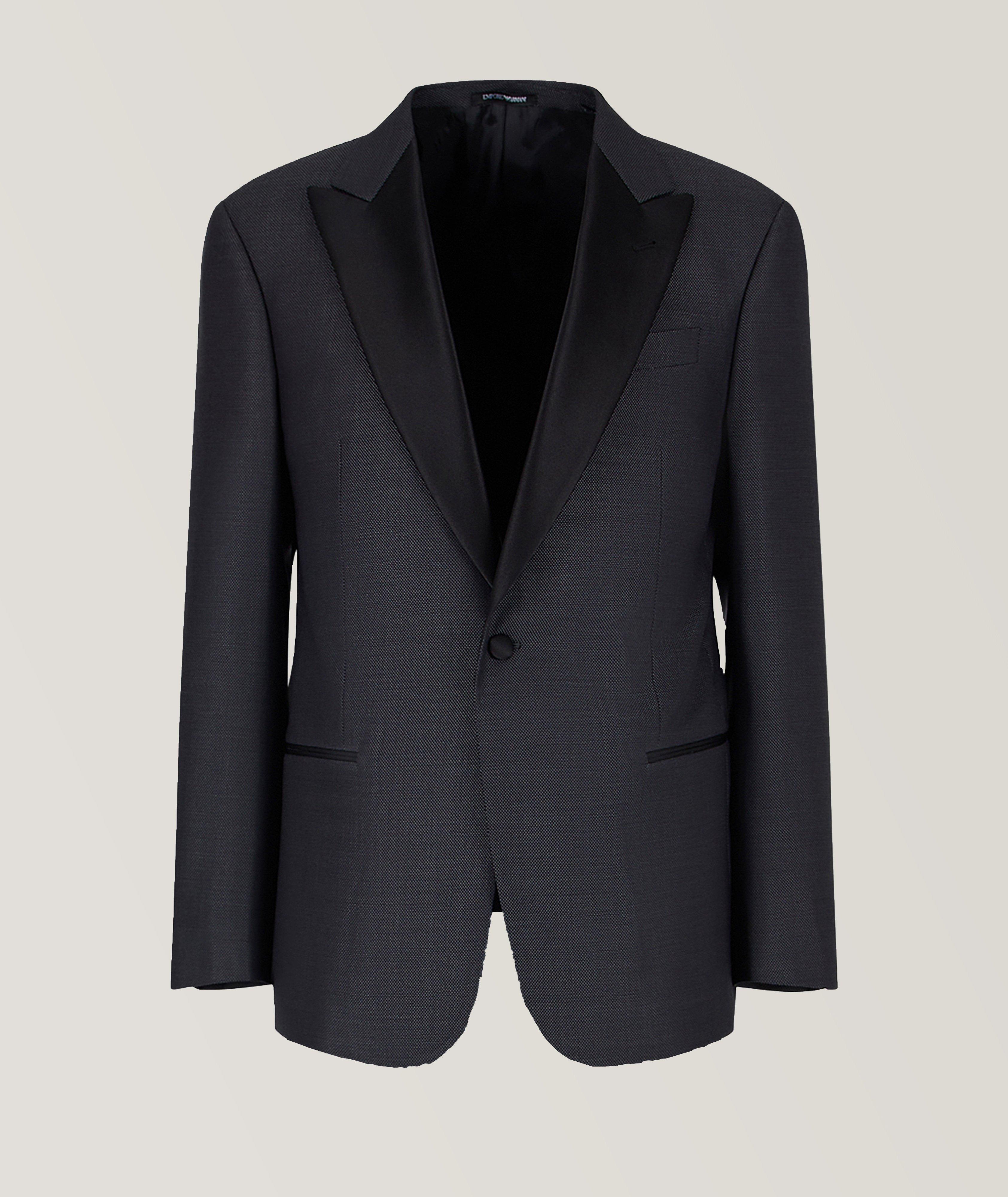 G-Line Pin Dot Virgin Wool & Silk-Stretch Suit image 0