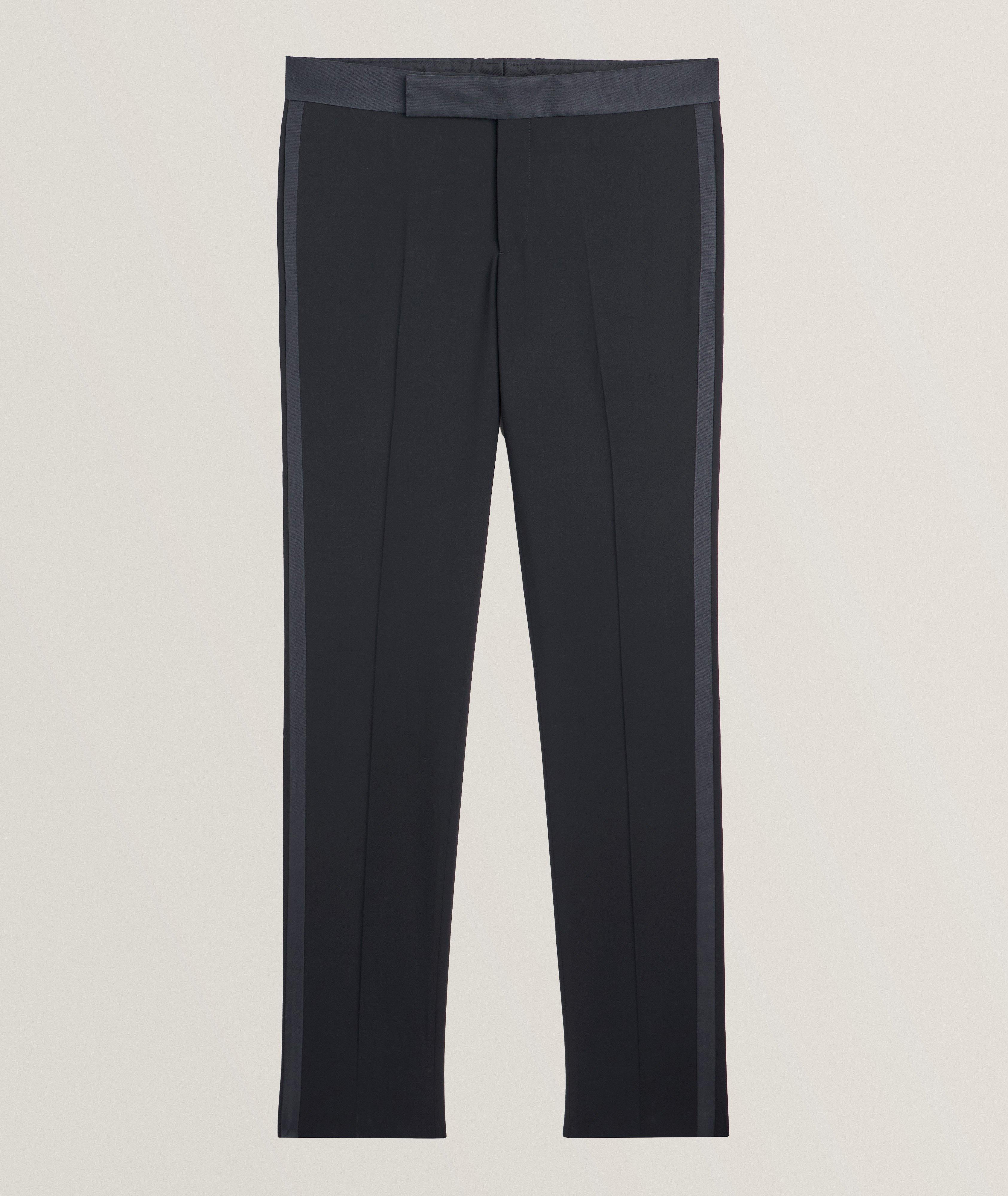 Giorgio Armani Silk Tuxedo Pants | Dress Pants | Harry Rosen