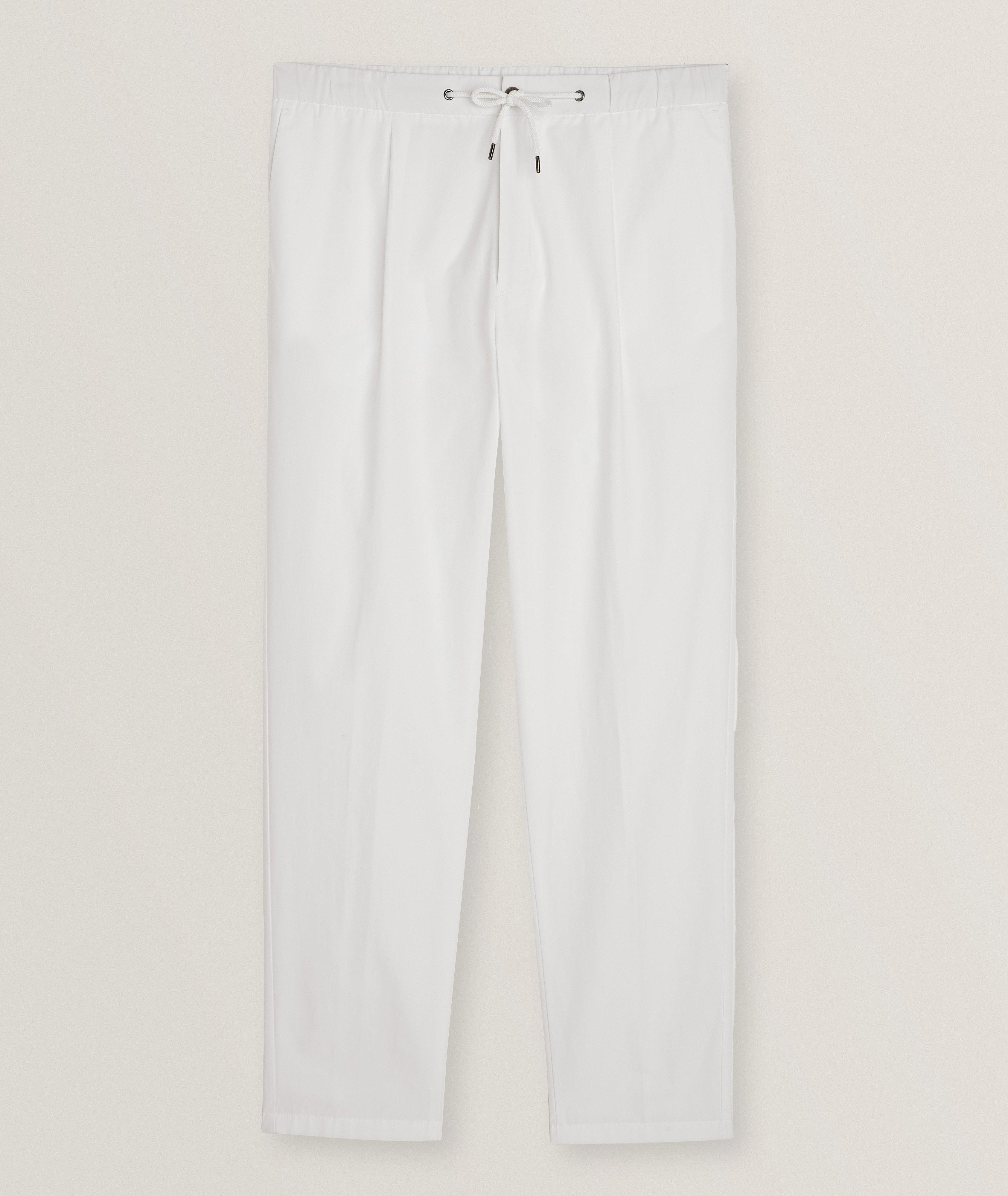 Pantalon en coton biologique à cordon image 0