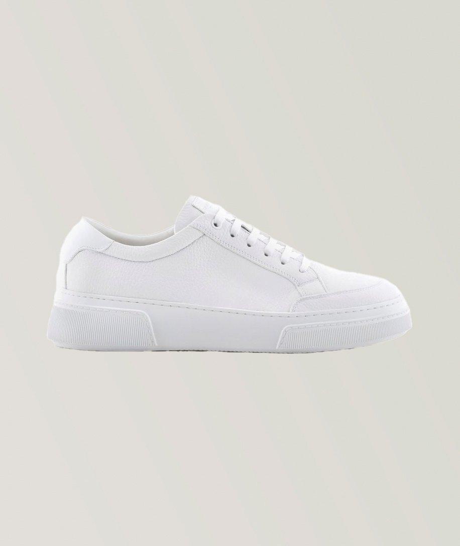 Grained Leather Sneakers image 0