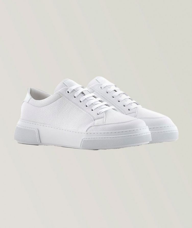 Grained Leather Sneakers image 1