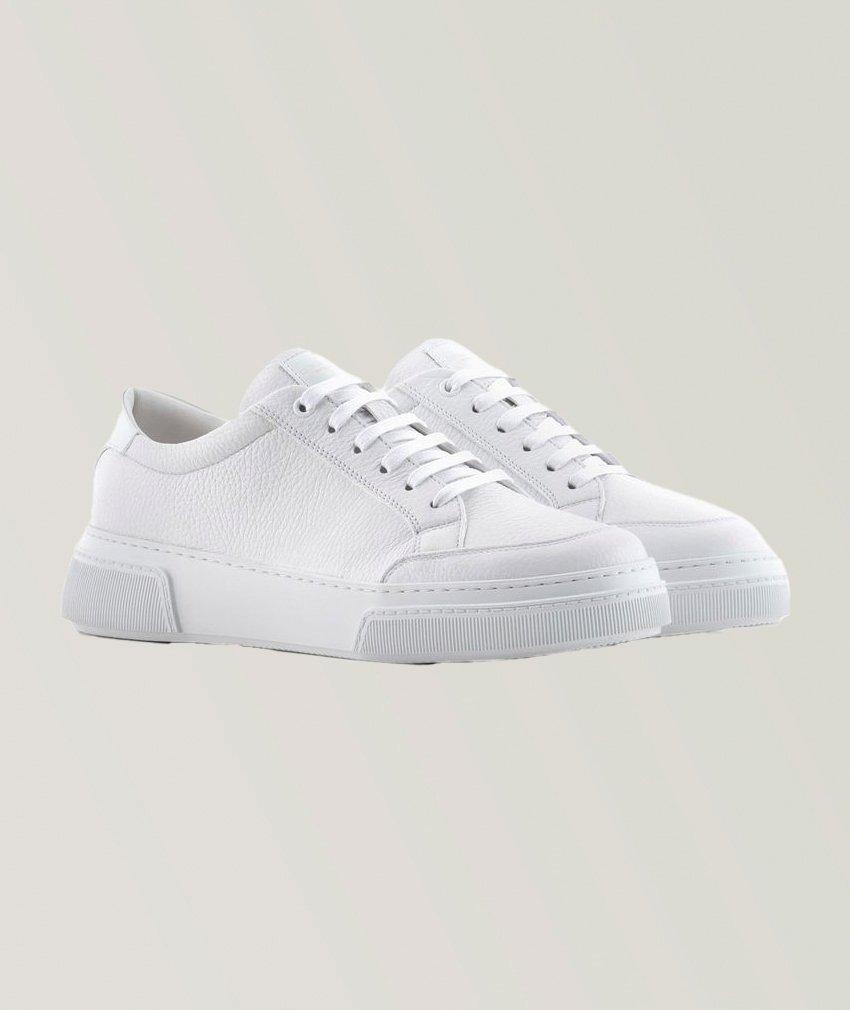 Grained Leather Sneakers image 5