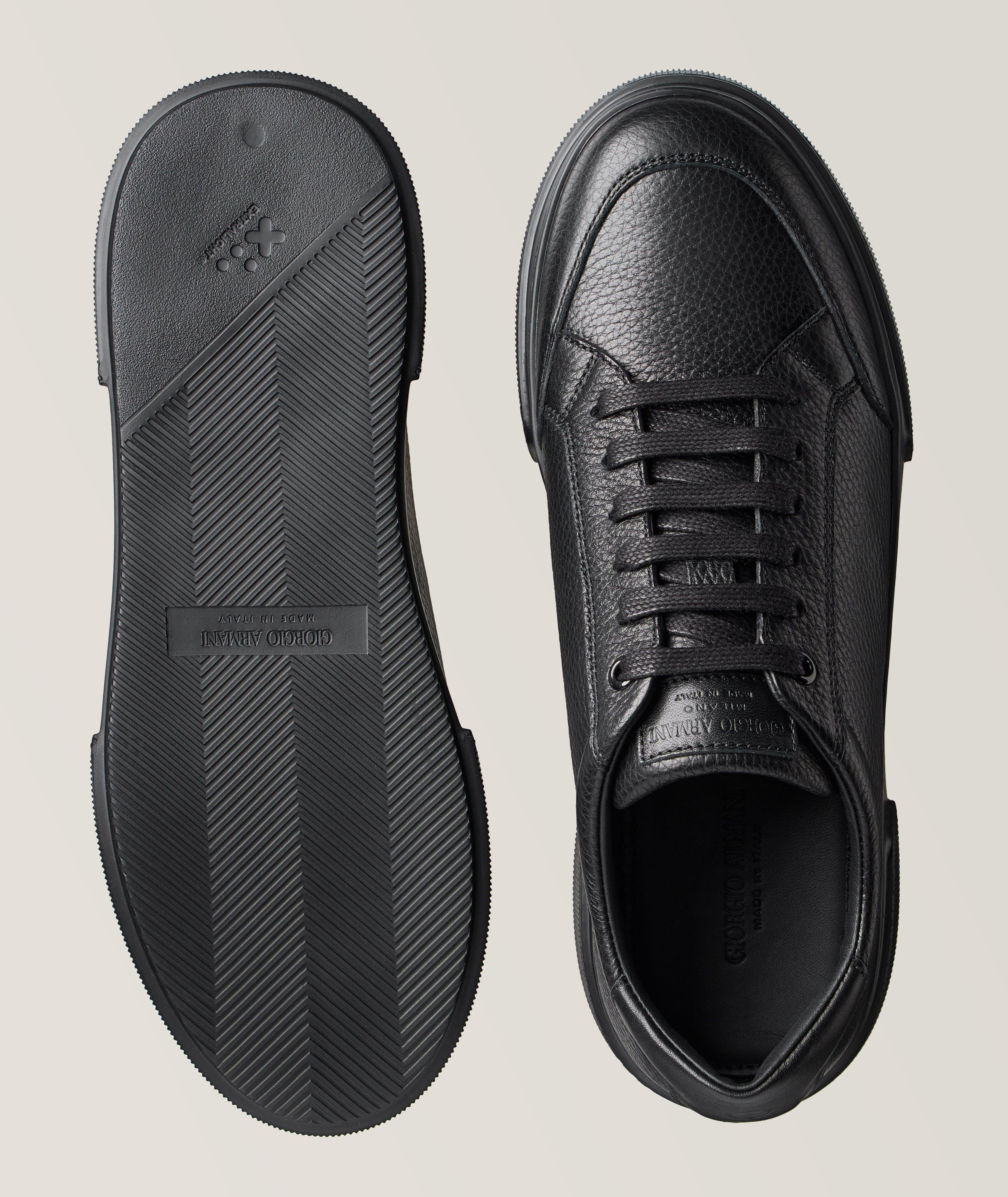 Grained Leather Sneakers image 2