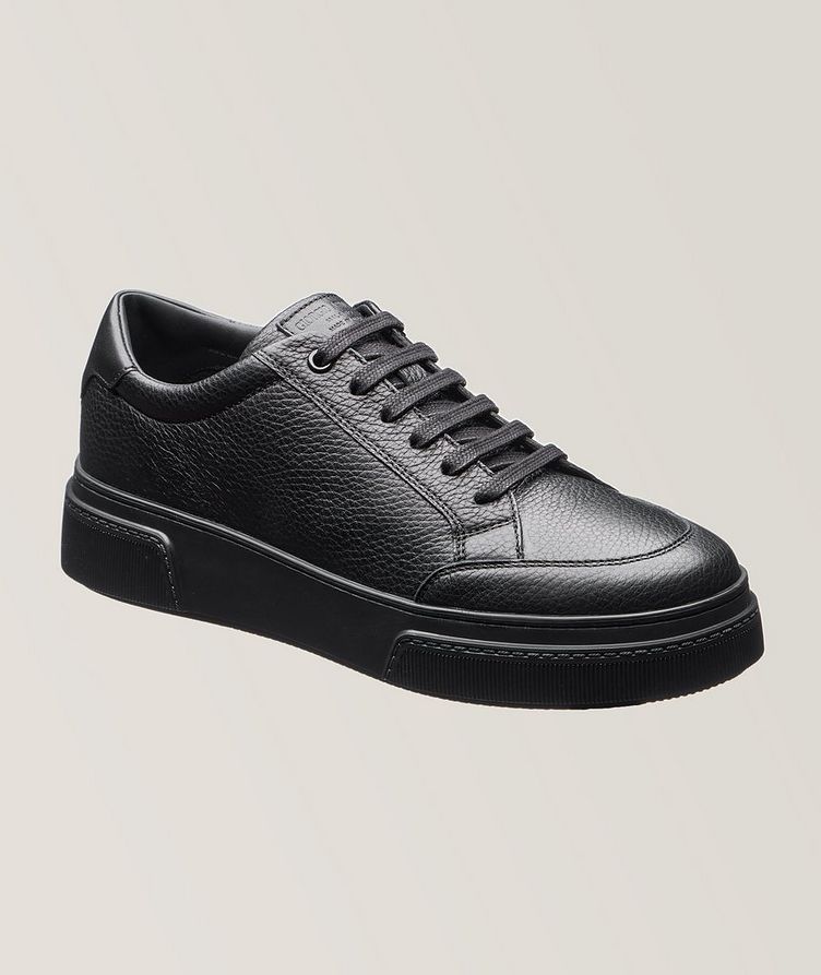 Grained Leather Sneakers image 0