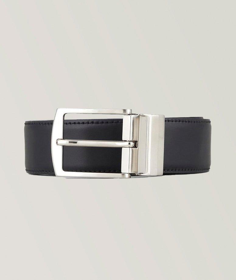 Reversible Smooth Leather Belt image 0