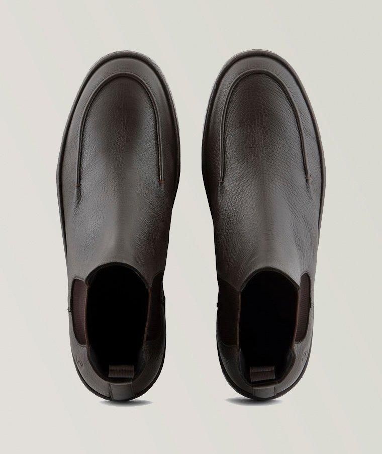 Botte de style Chelsea en cuir de chevreuil texturé image 1