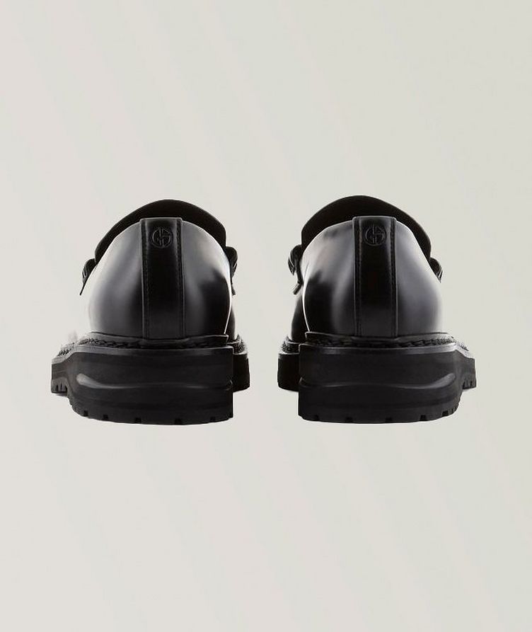 Chunky Sole Leather Loafers image 3