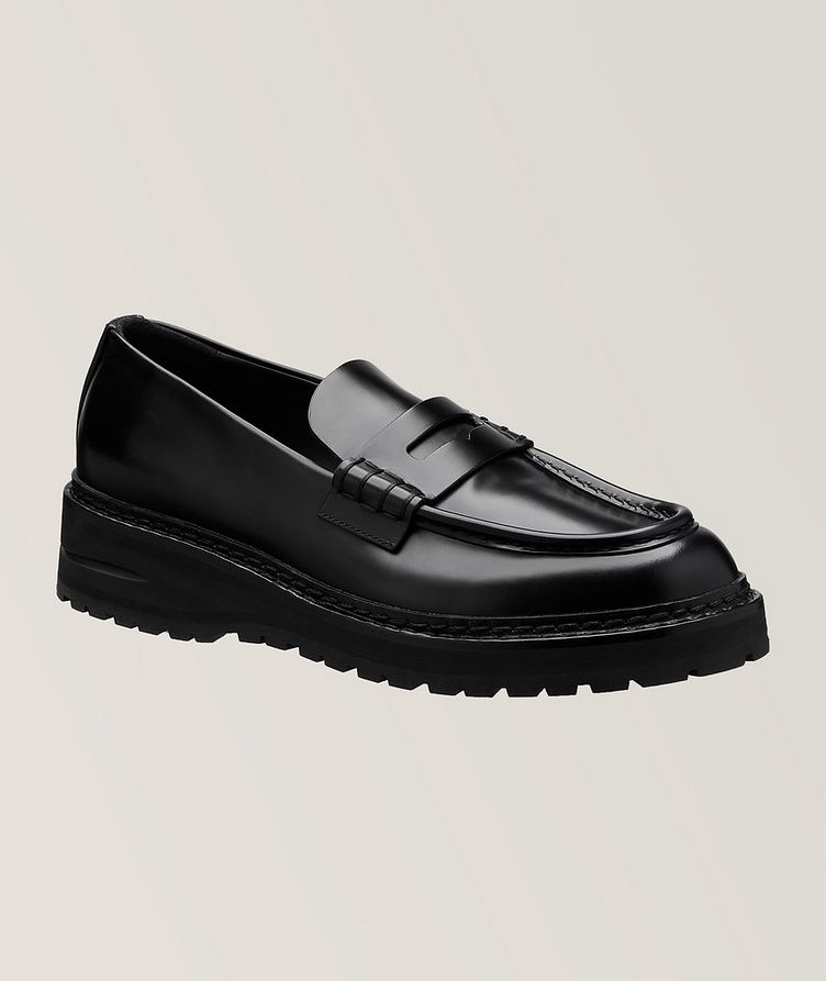 Chunky Sole Leather Loafers image 0