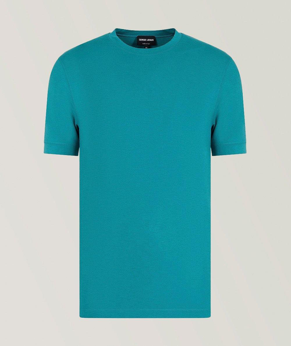Giorgio Armani Stretch-Viscose T-Shirt, Sweaters & Knits