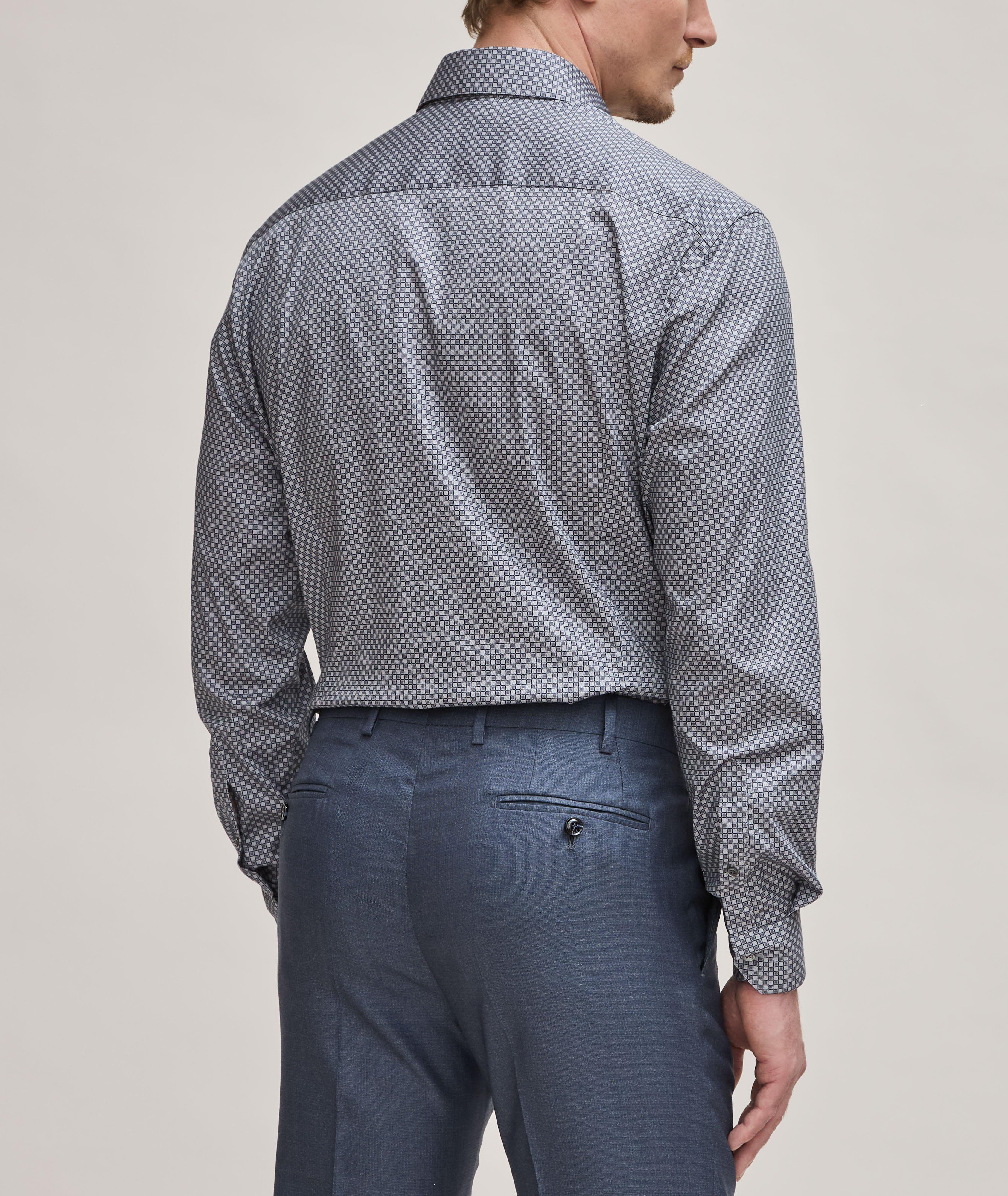 Giorgio Armani Micro Square Dress Shirt | Dress Shirts | Harry Rosen