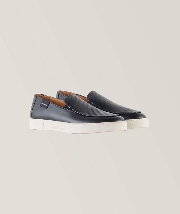 Perforated Leather Loafers image 1