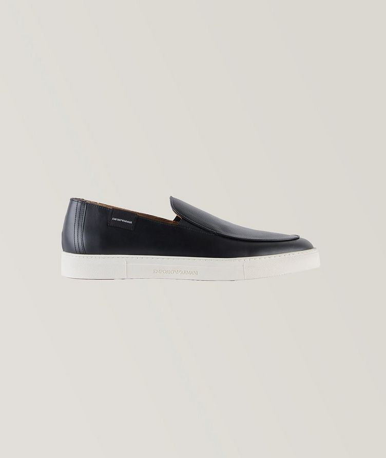 Perforated Leather Loafers image 0