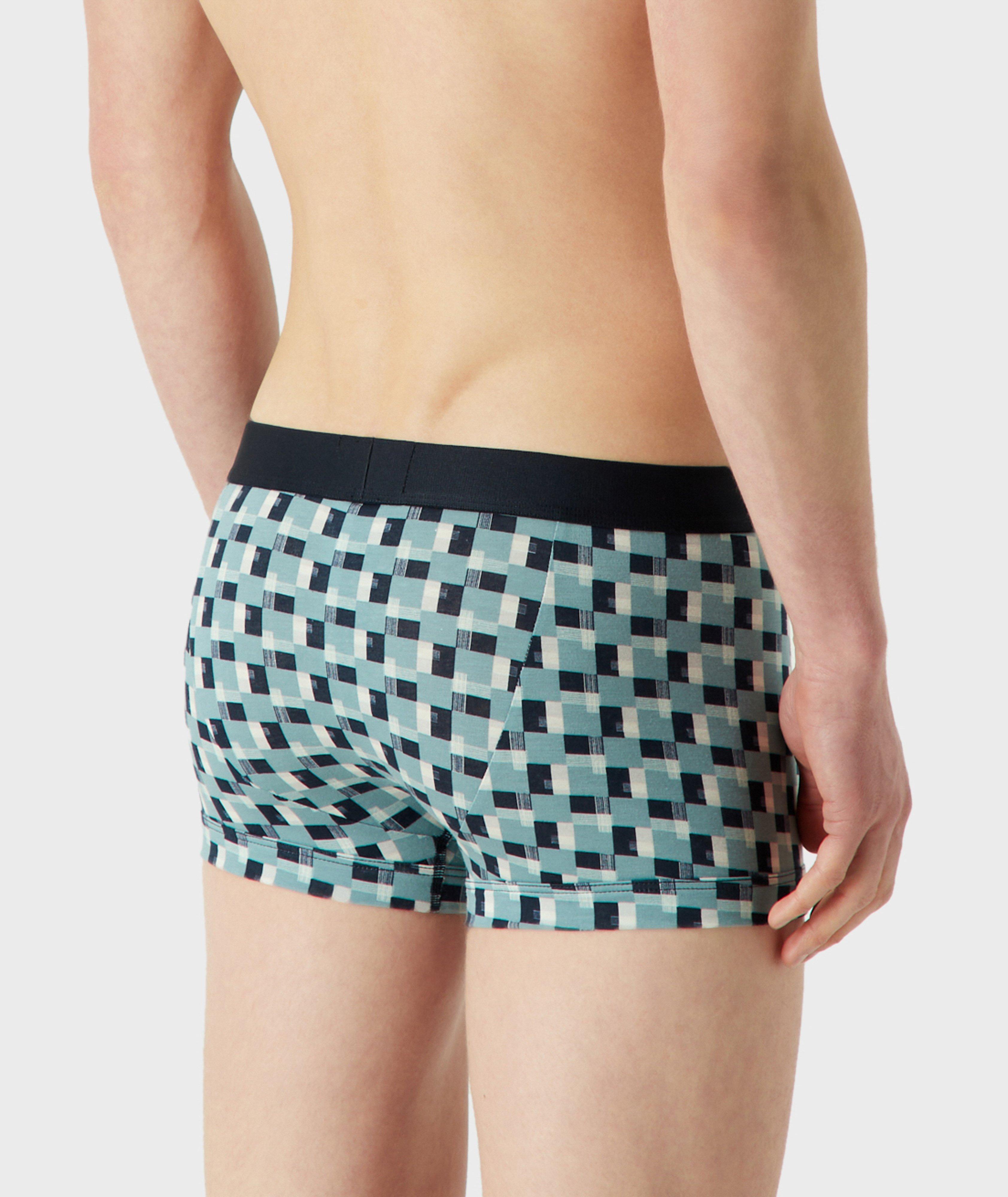 Two-Pack Logo Band Stretch-Cotton Boxer Briefs image 3