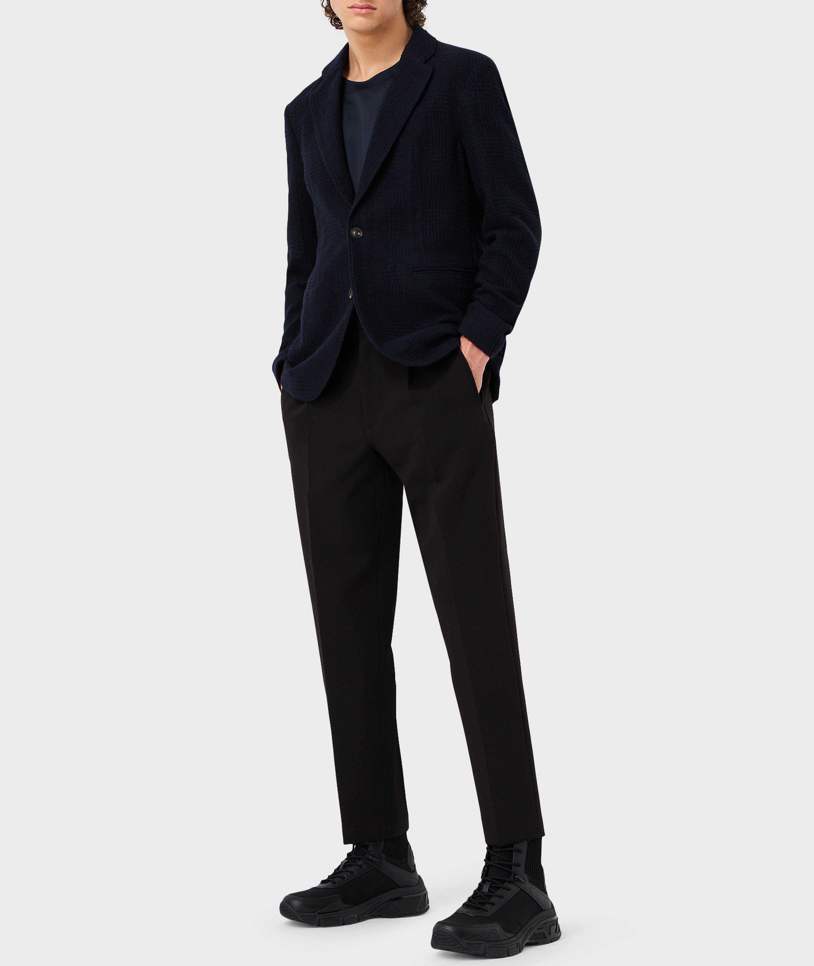 Veston en lainage à carreaux image 4