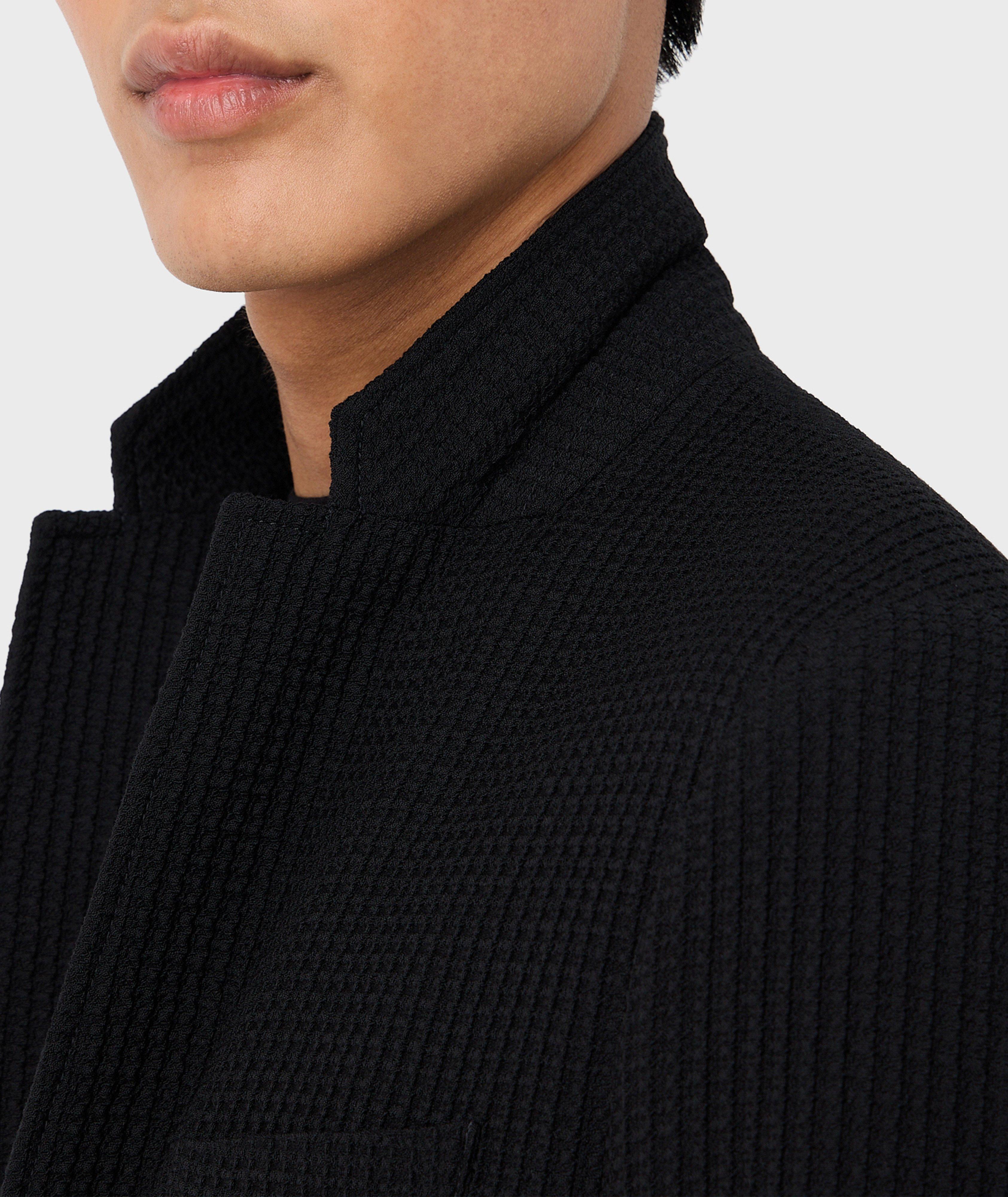 Textured Technical Stretch Fabric Sport Jacket image 1