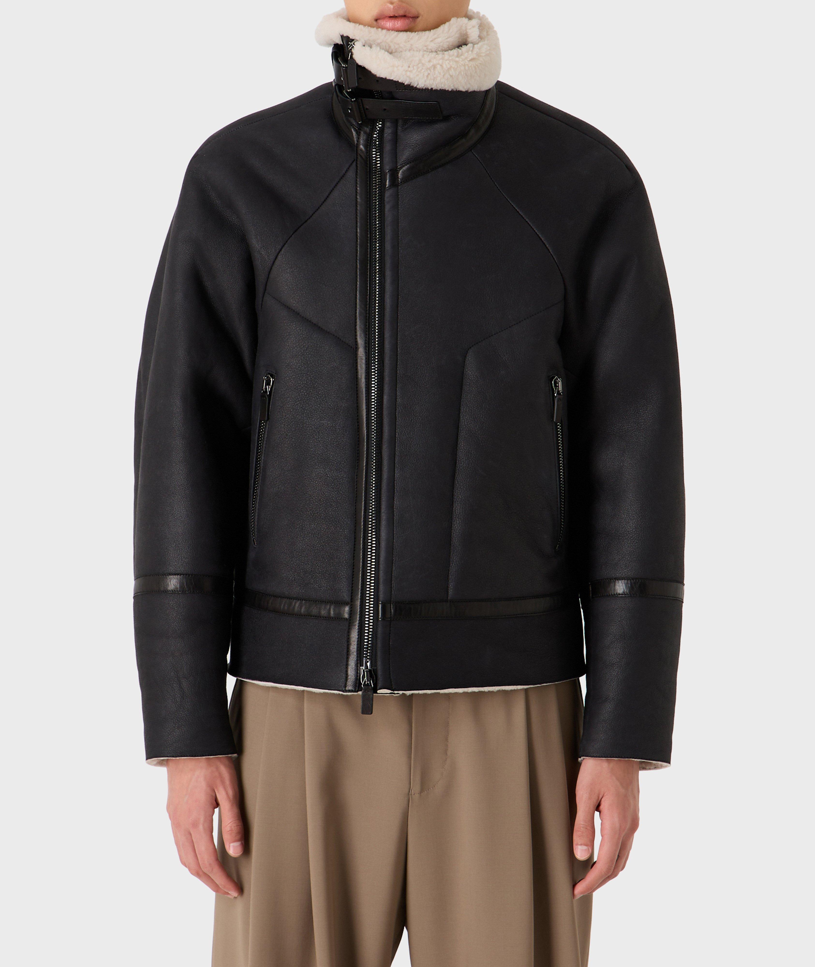 Aviator Nappa Leather Jacket image 1