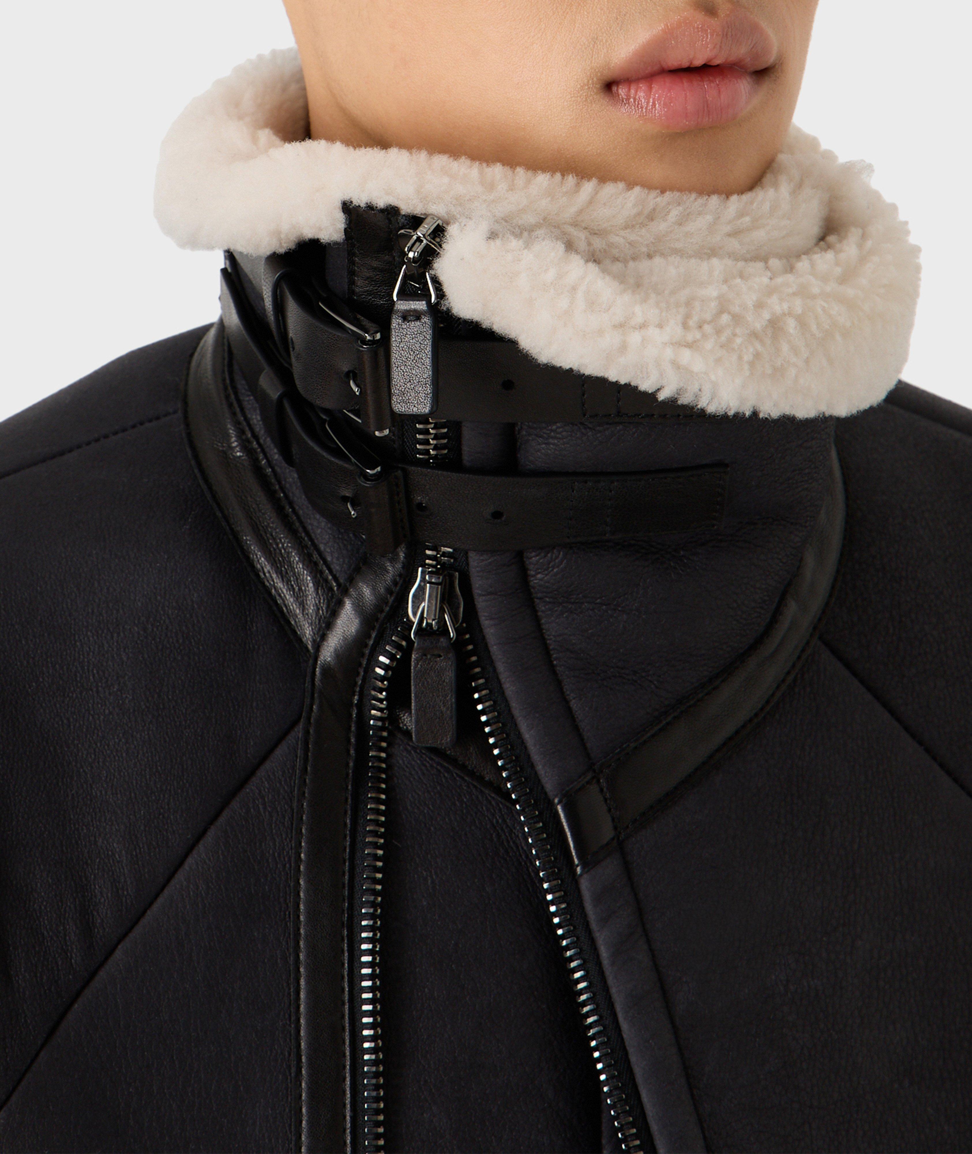 Aviator Nappa Leather Jacket image 3