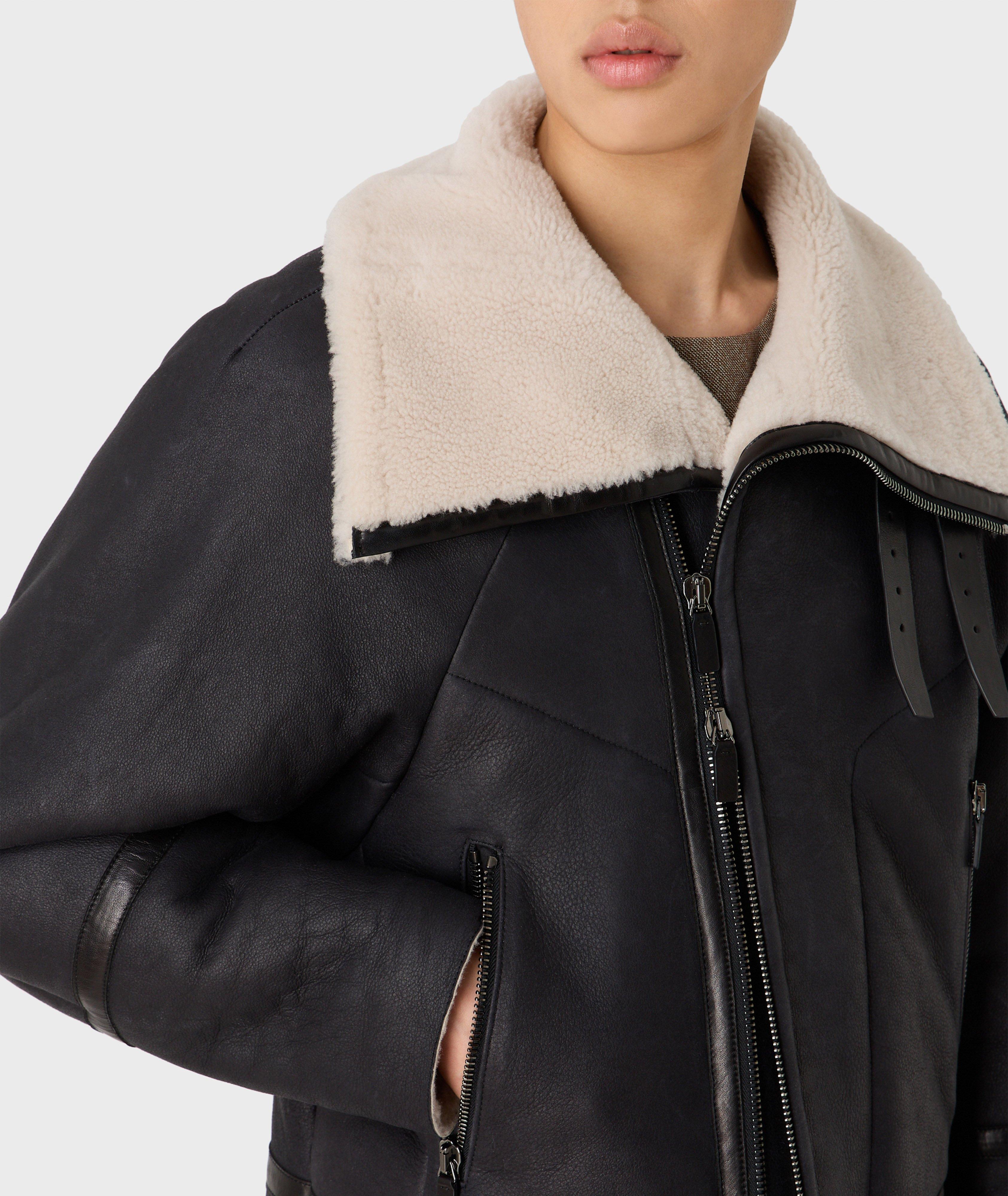 Aviator Nappa Leather Jacket image 4