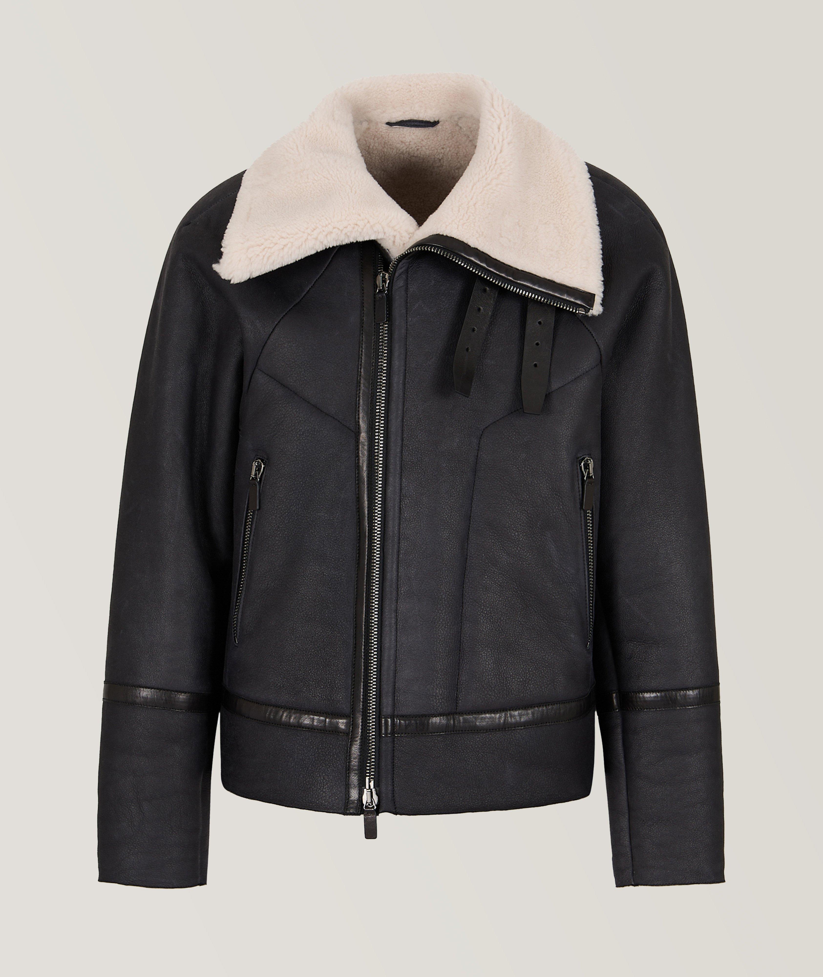 Aviator Nappa Leather Jacket image 0