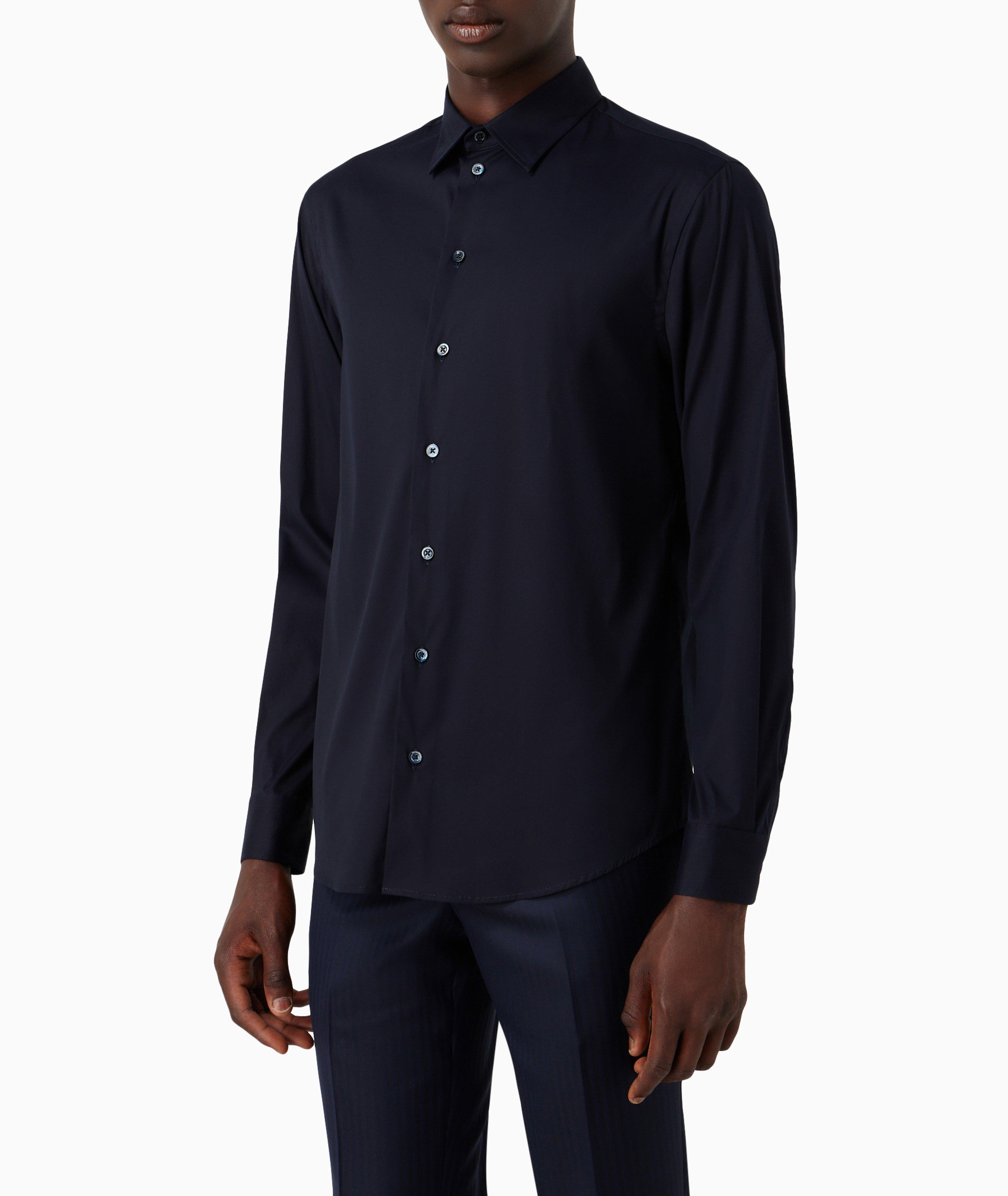 Chemise décontractée en mélange de coton image 1
