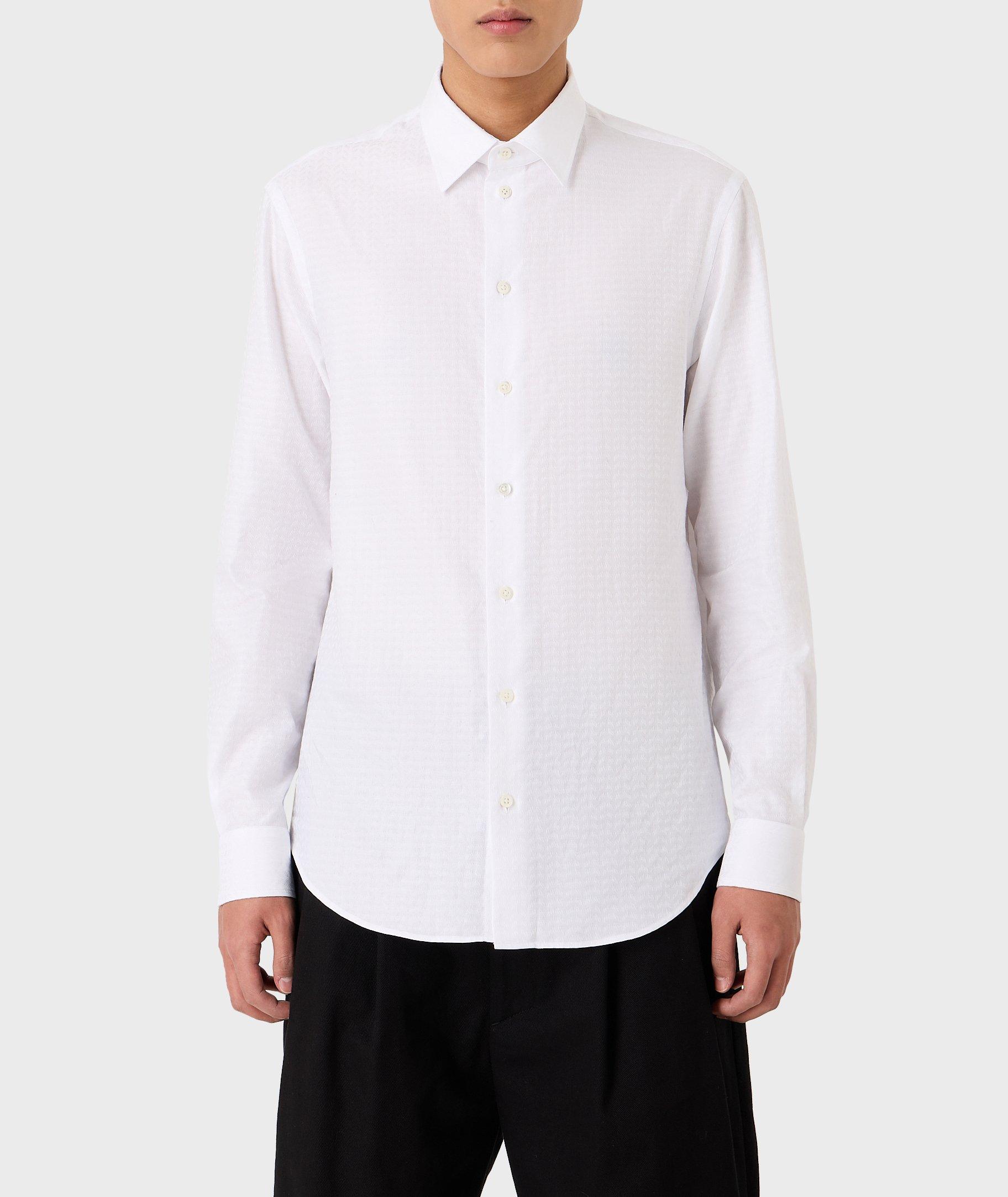 Chemise décontractée à petit motif géométrique image 1