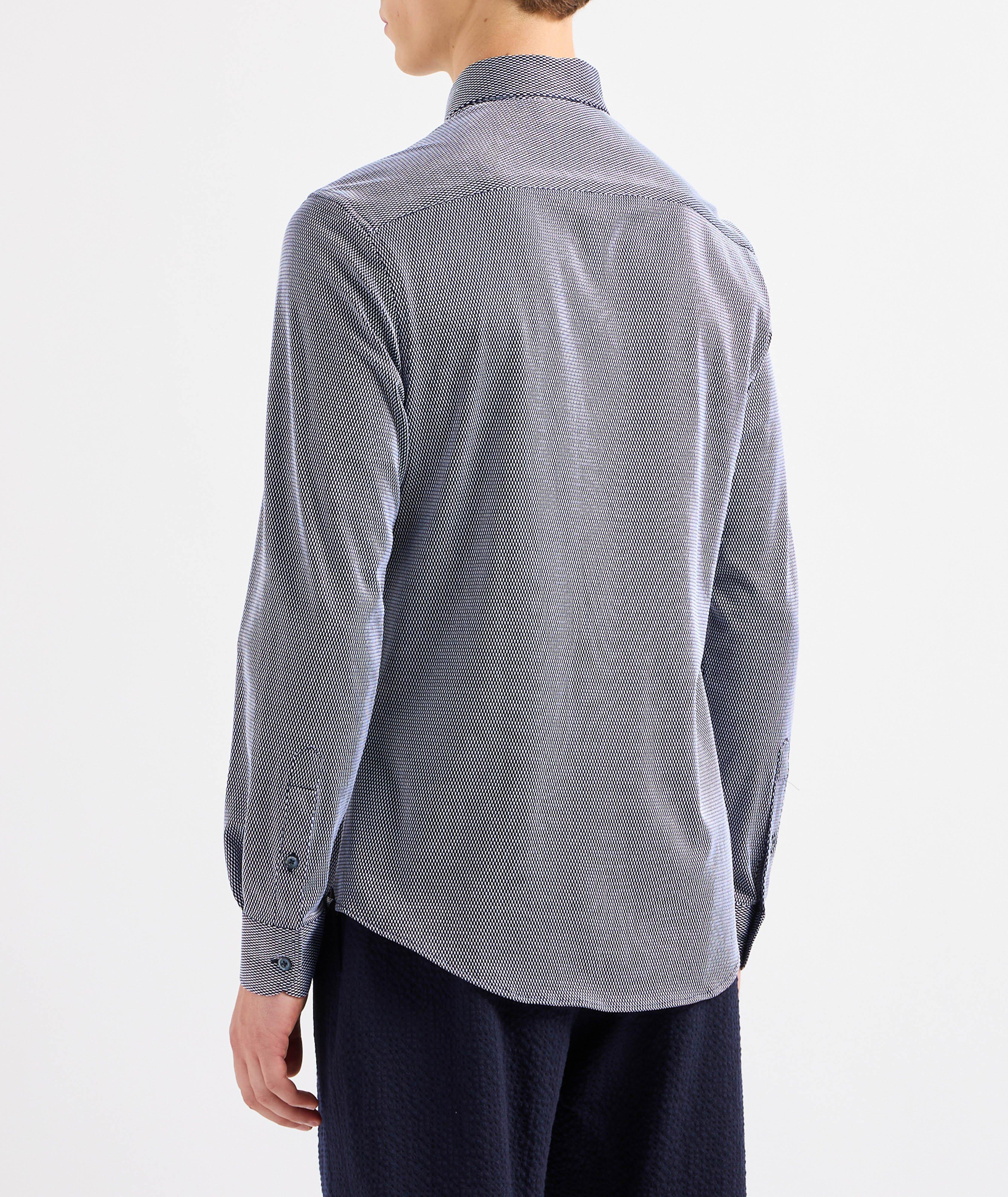 Jacquard Jersey Cotton-Blend Sport Shirt image 2