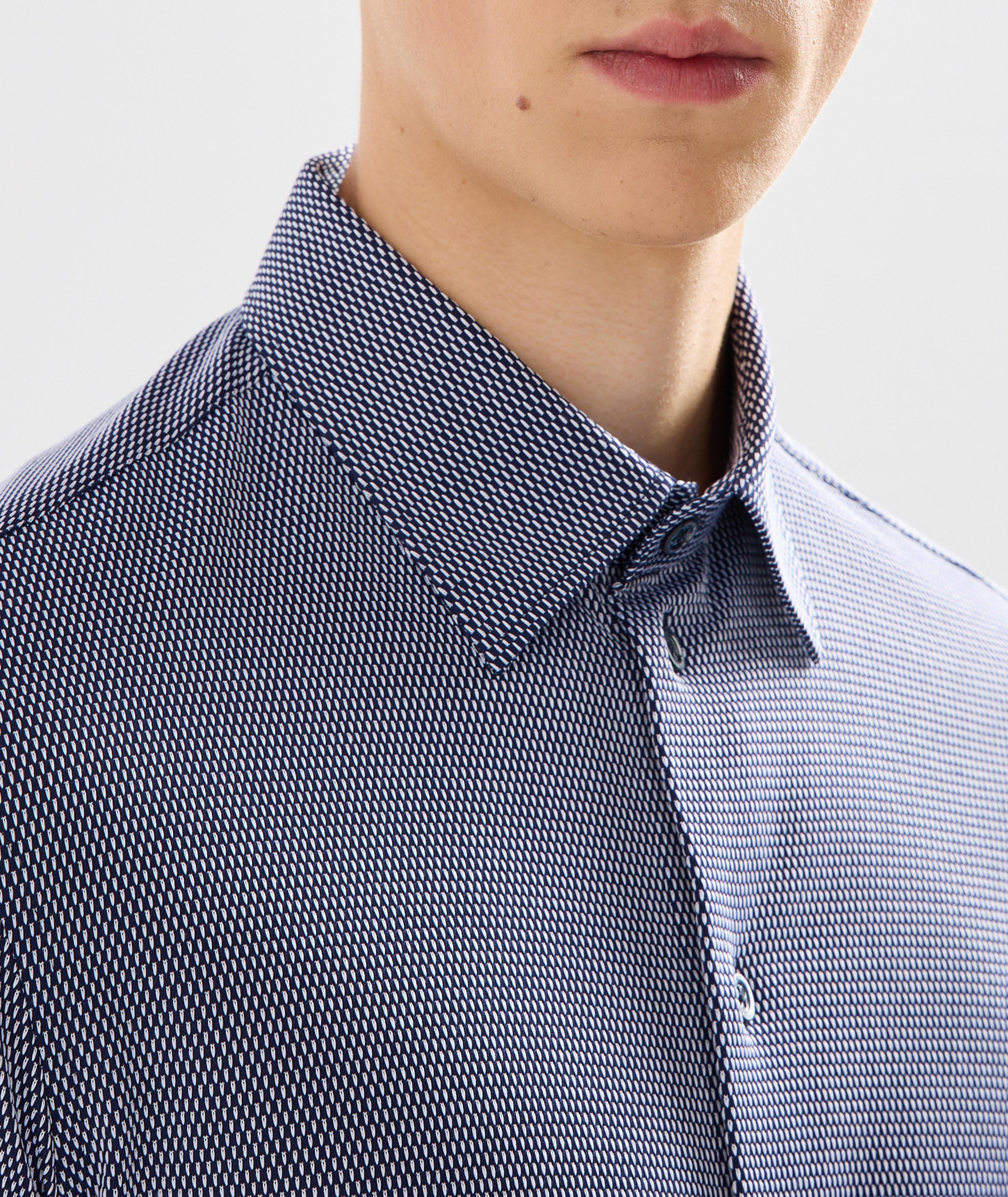 Jacquard Jersey Cotton-Blend Sport Shirt image 3