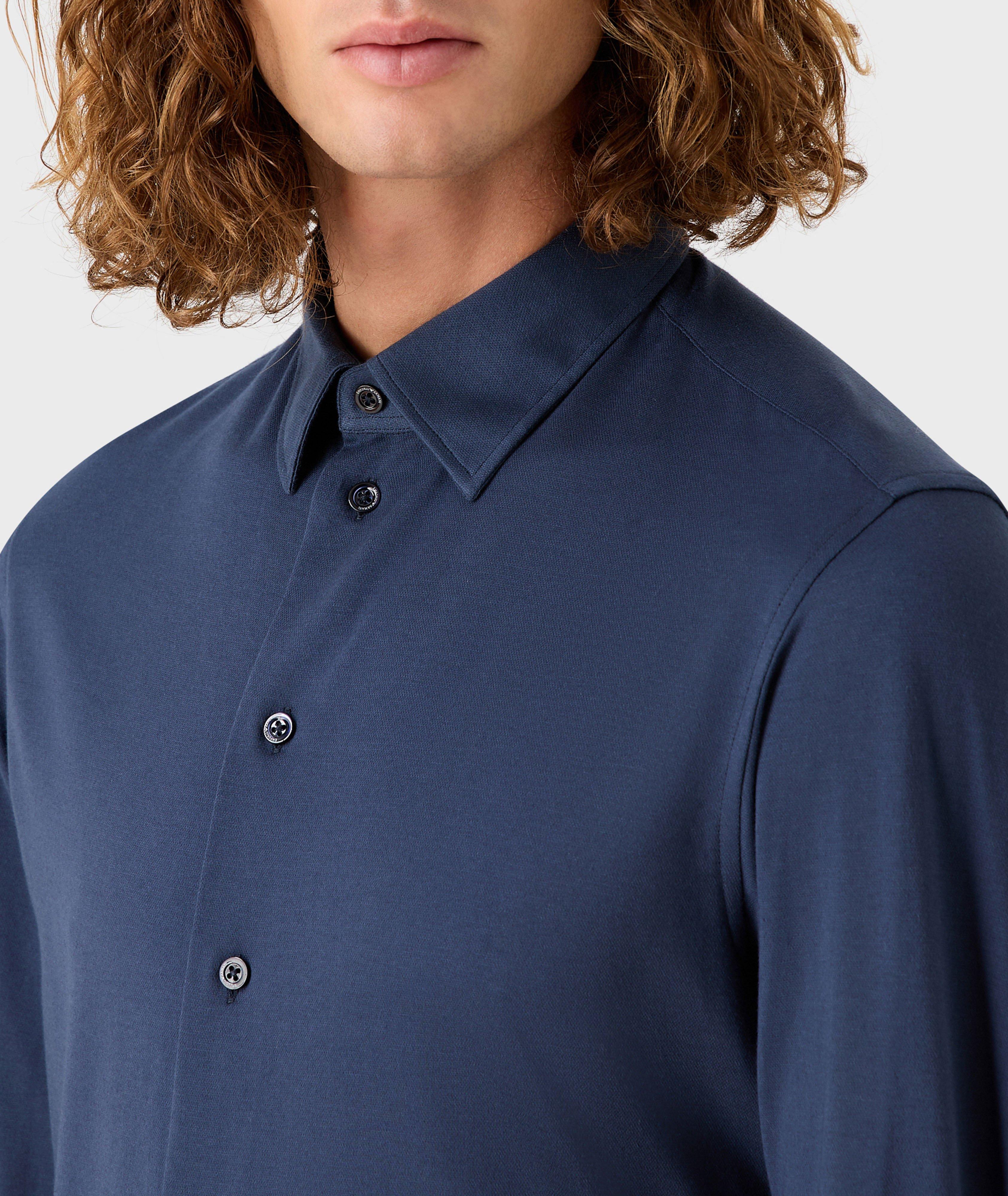 Chemise décontractée en mélange de coton image 3