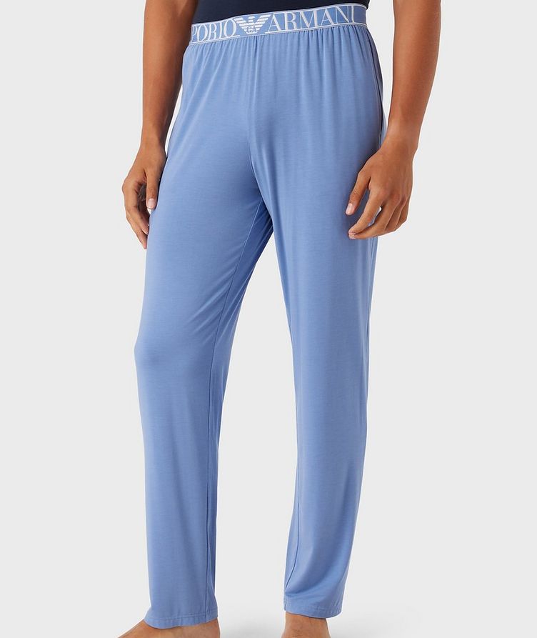 Pantalon de pyjama à taille griffée image 2