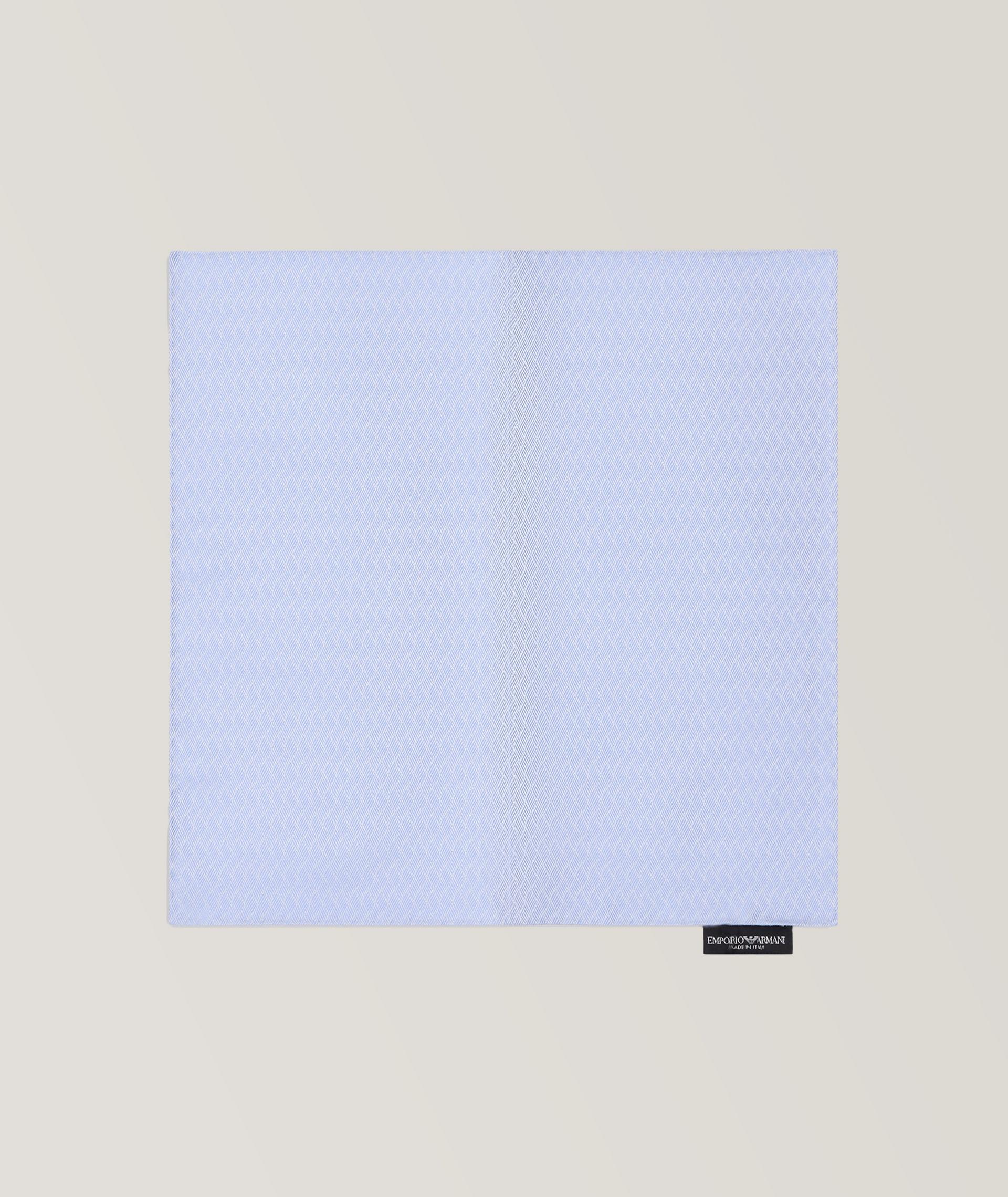 Geometric Pattern Silk Pocket Square image 0