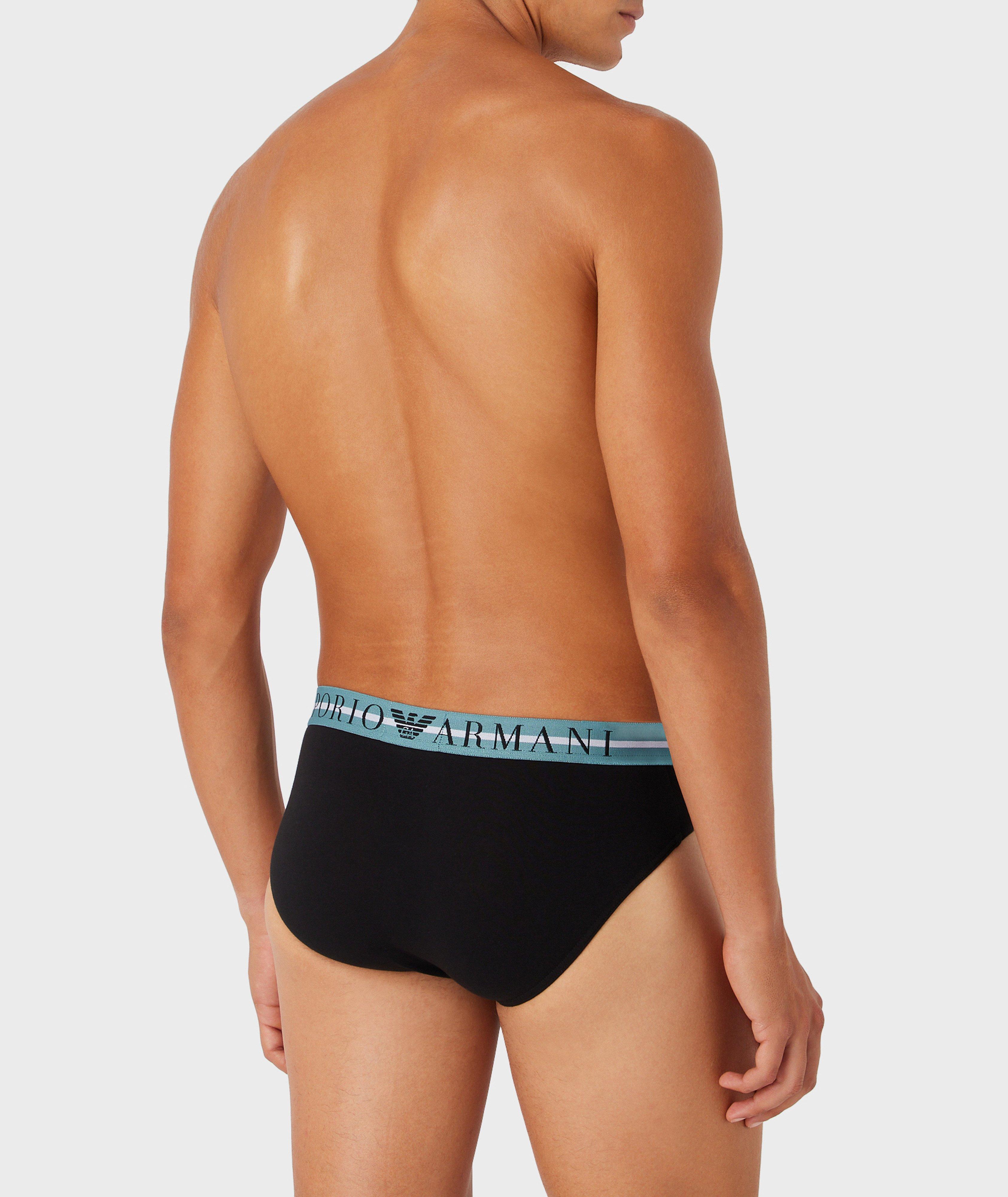 Emporio Armani Stretch-Cotton Briefs, Underwear