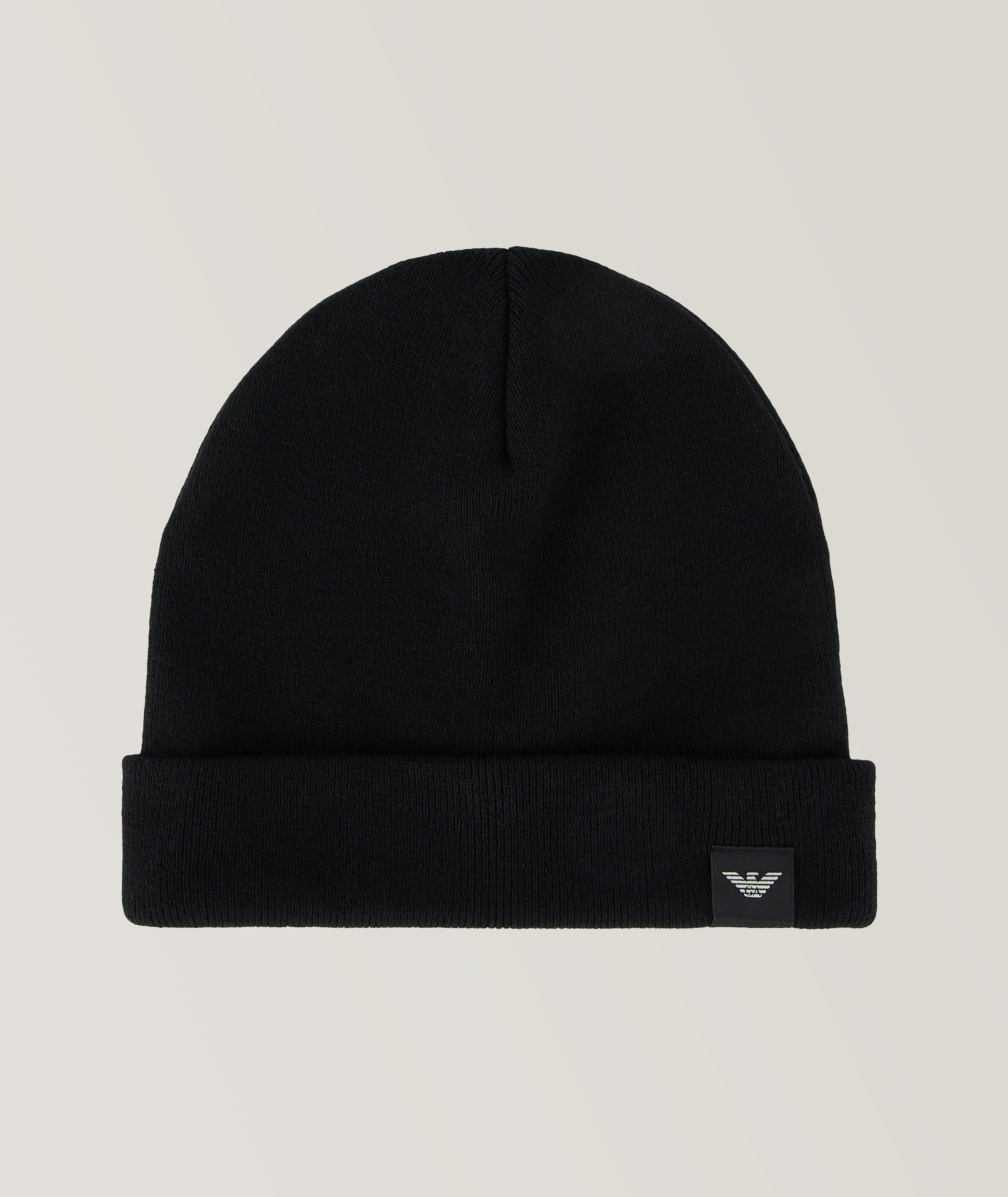 Rib Knit Technical-Blend Beanie image 0