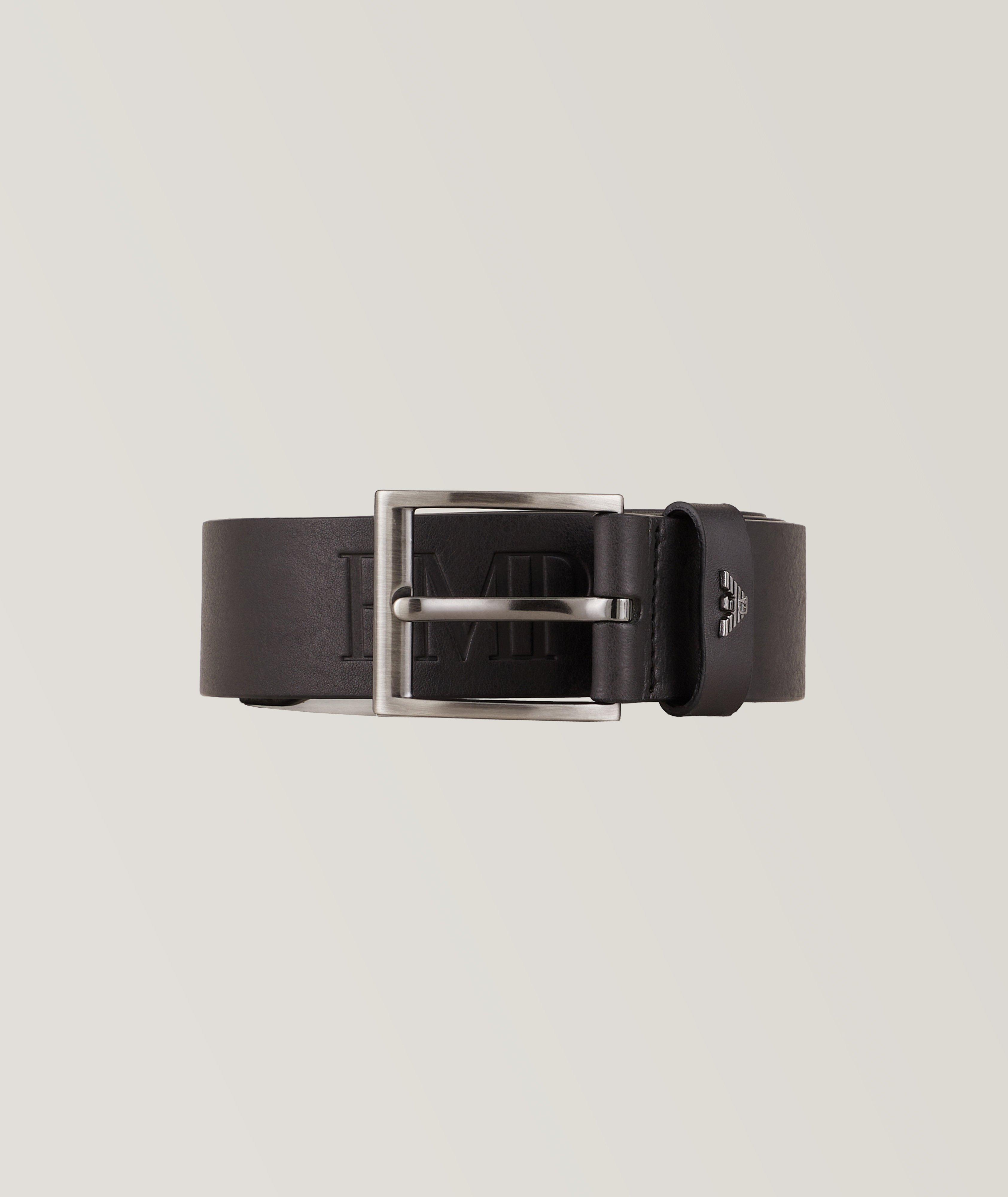 Ceinture en cuir foulé image 0