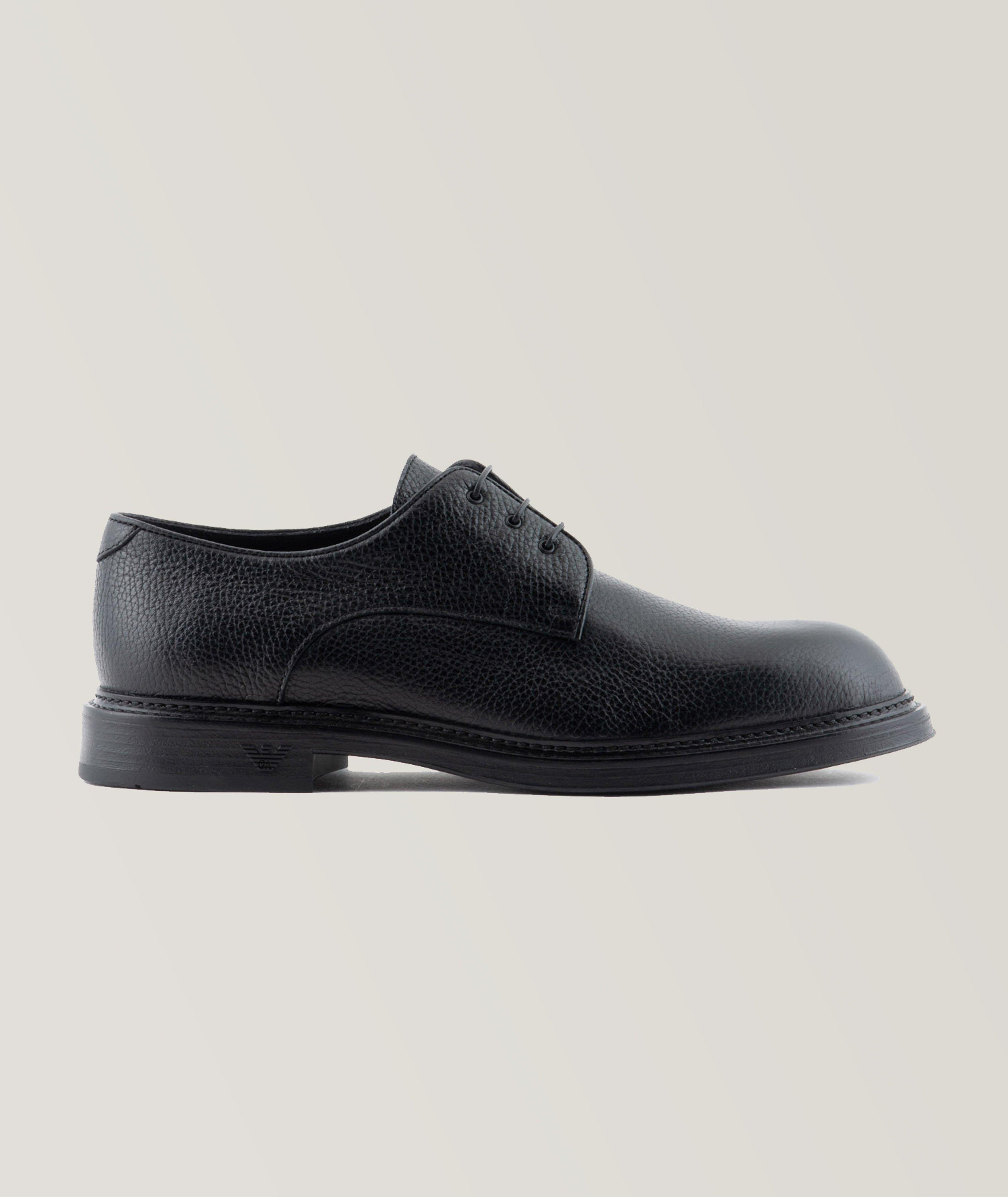 Leather Lace-Up Derbies image 0