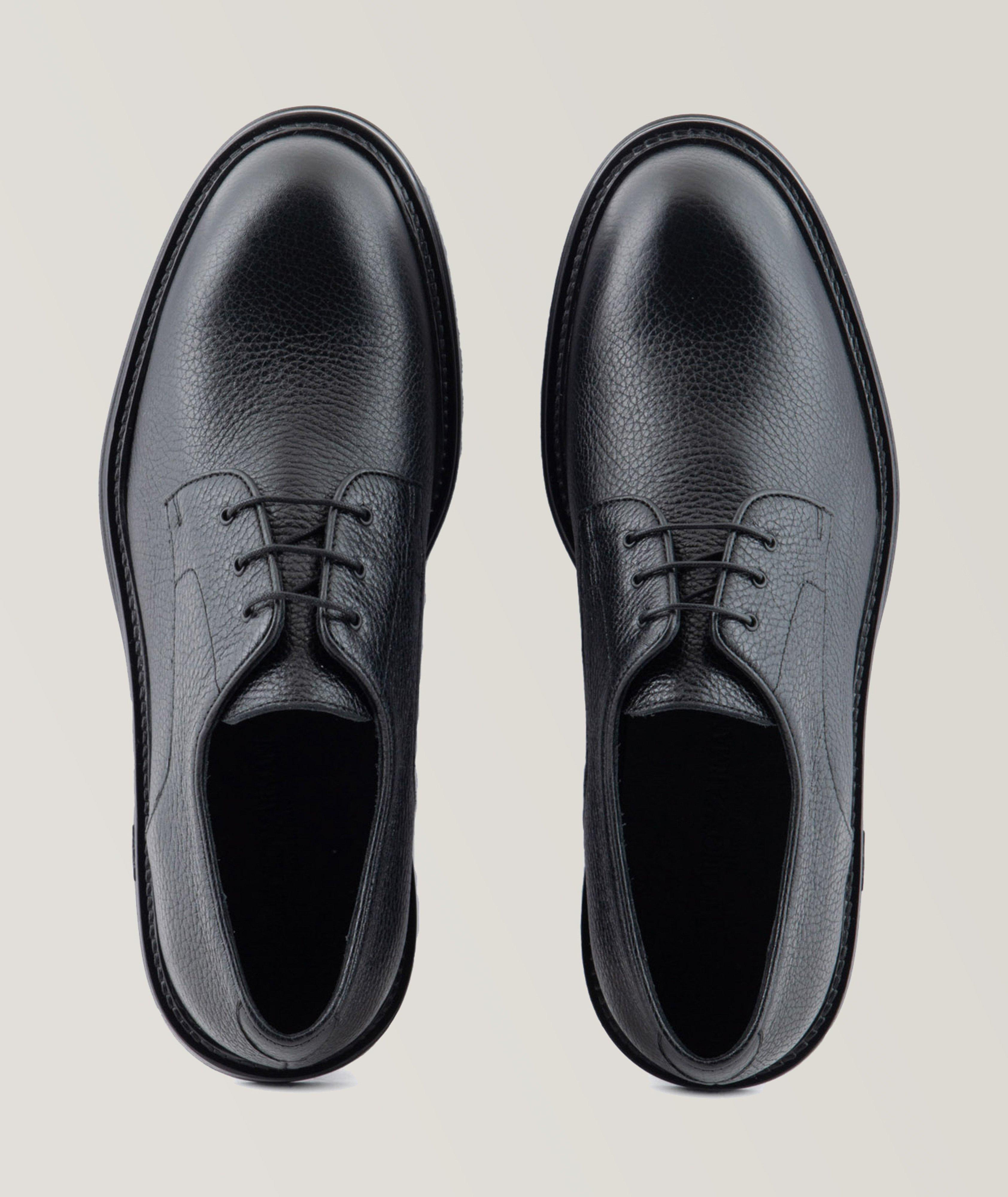 Leather Lace-Up Derbies image 3