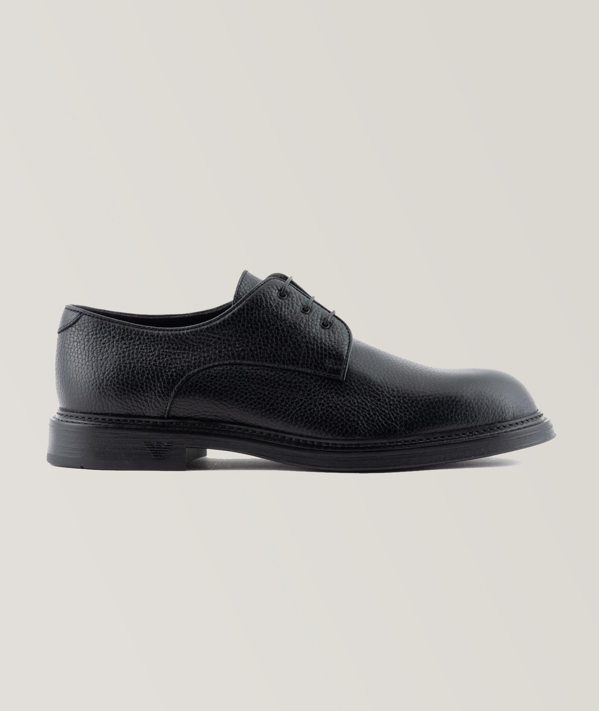 Emporio Armani Leather Lace-Up Derbies | Dress Shoes | Harry