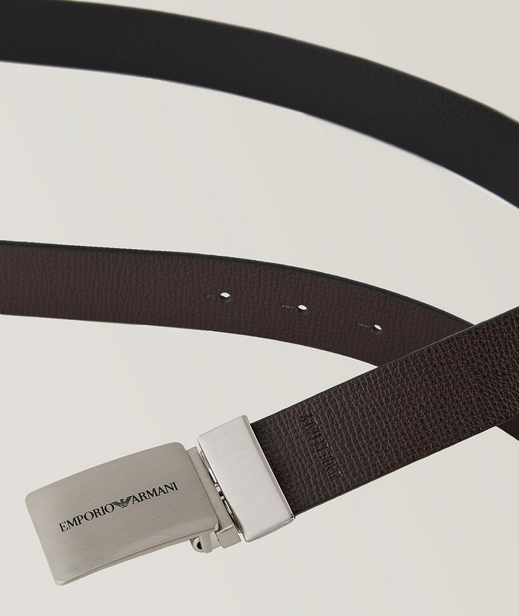 Reversible Pebbled Leather Belt image 1