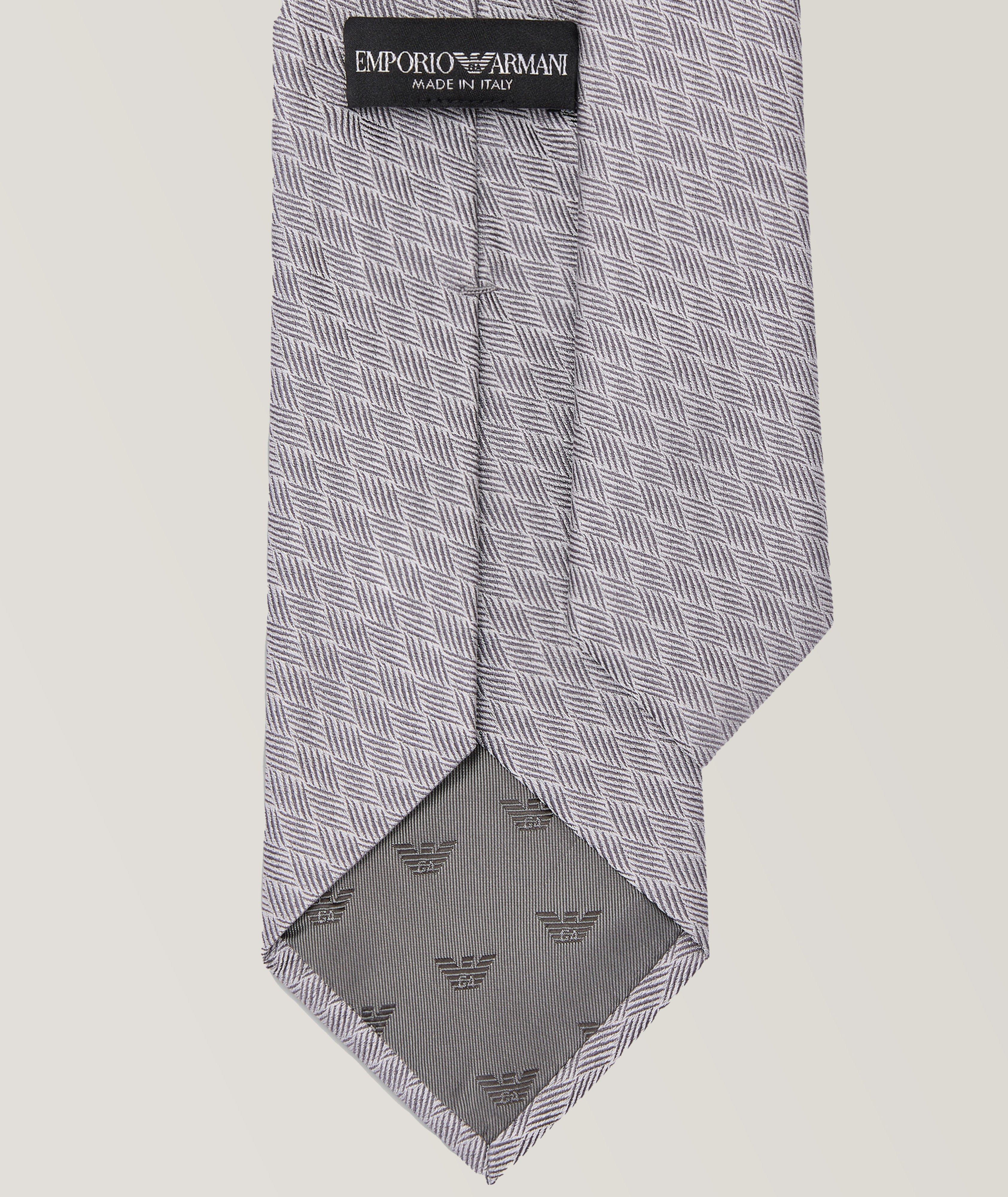 Weaved Design Jacquard Silk Tie  image 1