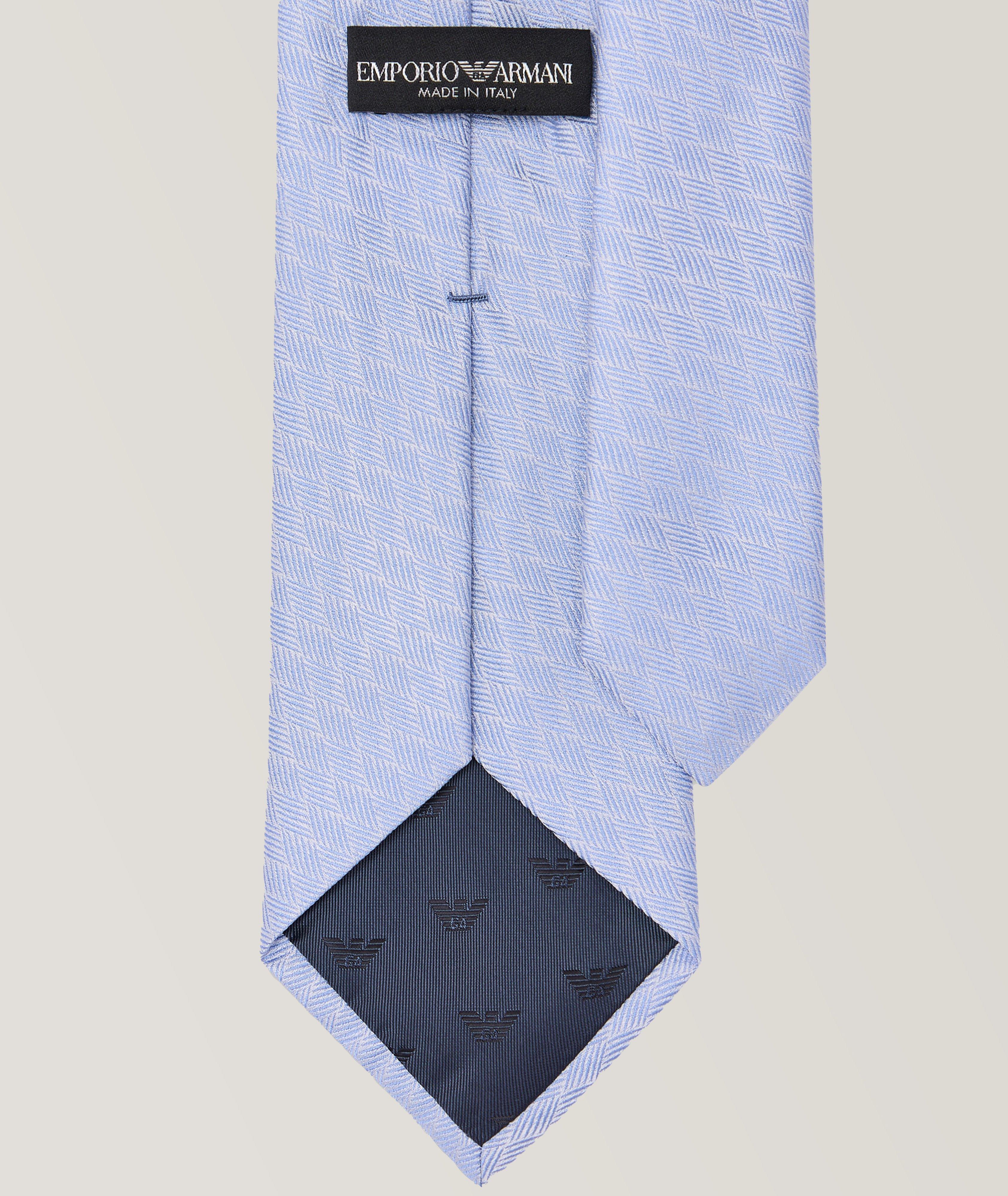 Weaved Design Jacquard Silk Tie  image 1