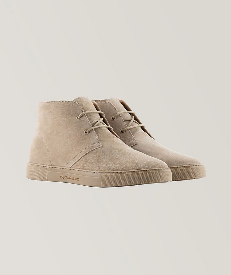 Suede Lace-Up Desert Boots image 1
